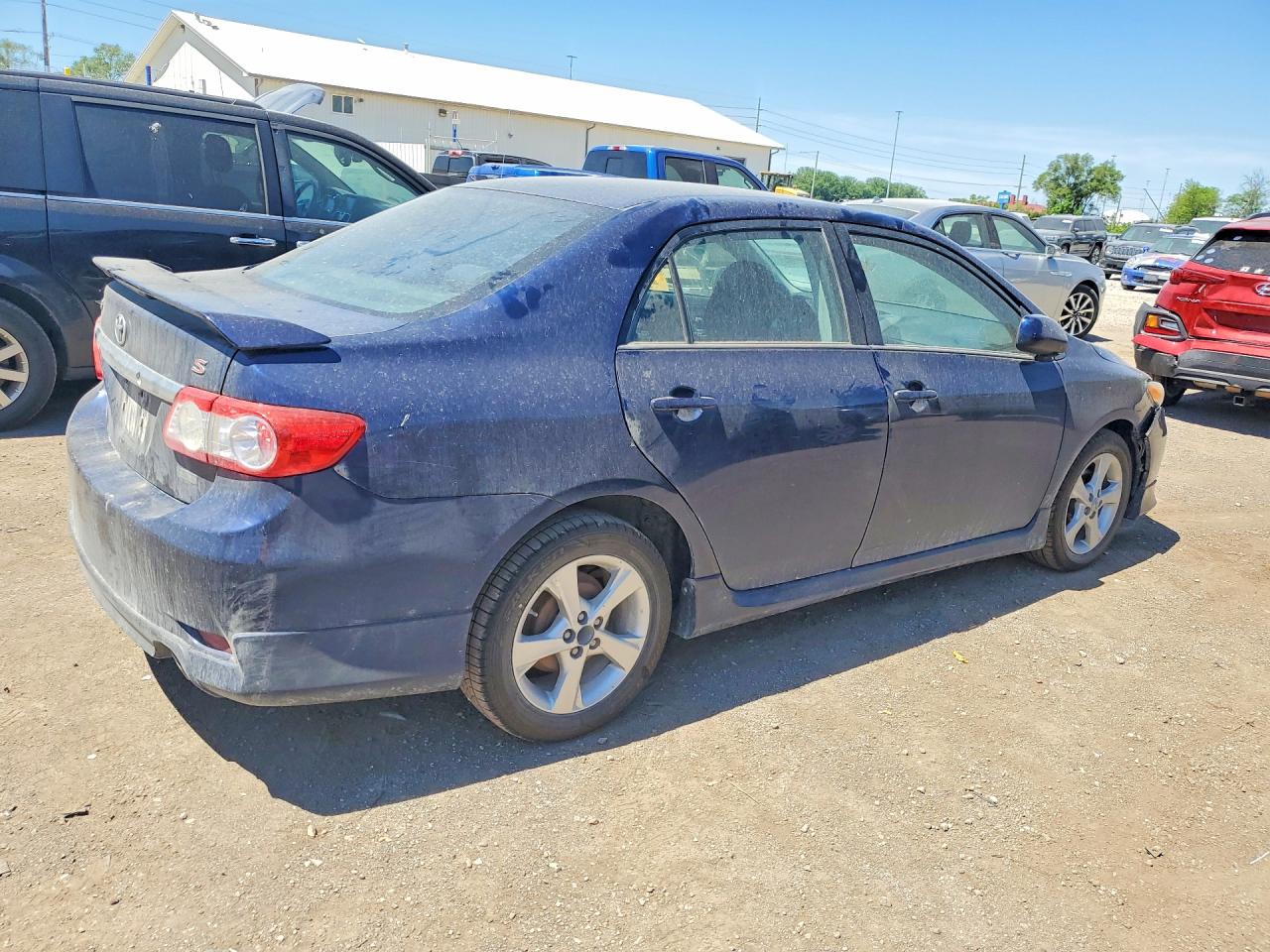 2013 Toyota Corolla S Blue vin: 5YFBU4EE9DP105639