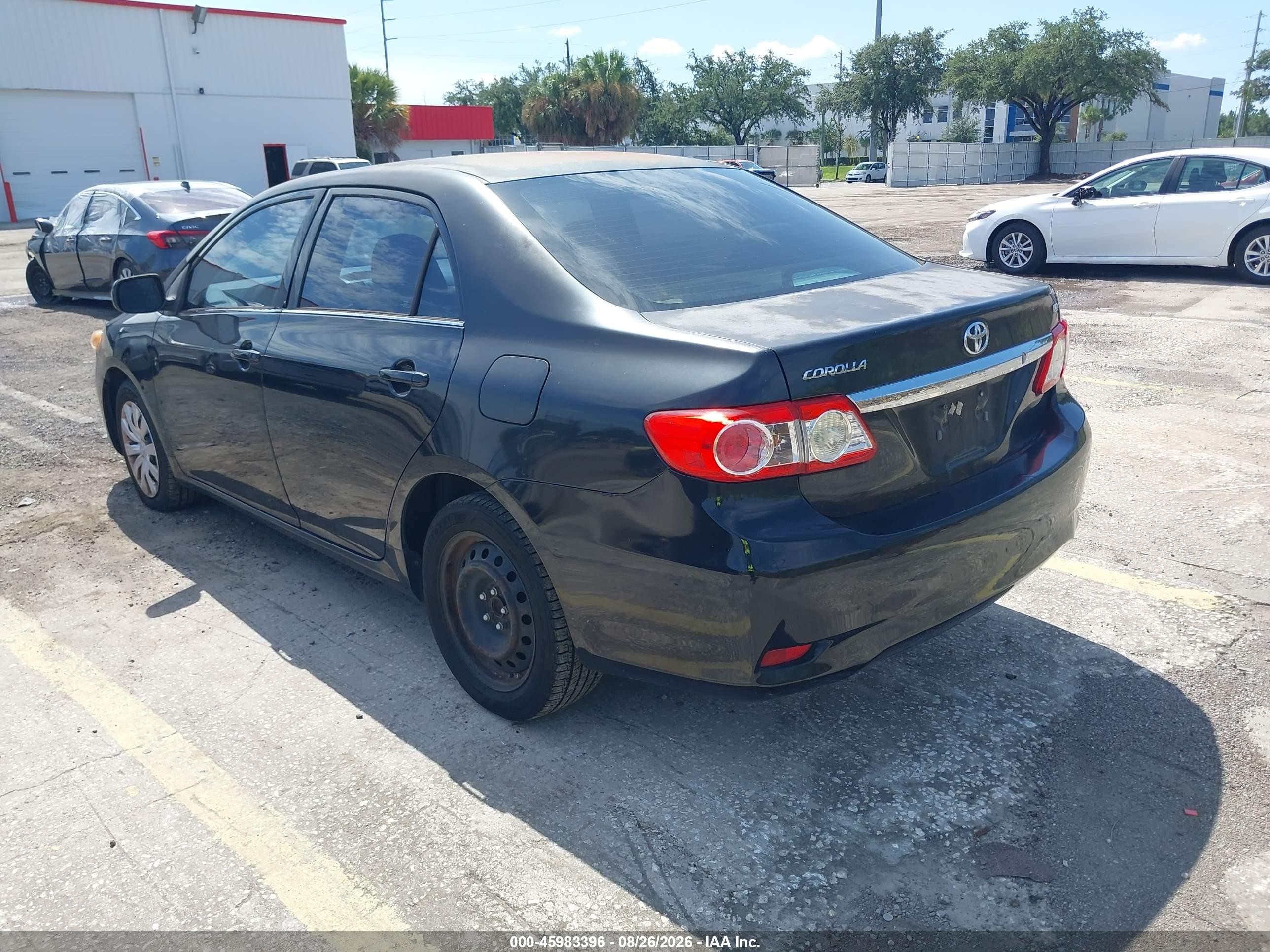 2013 Toyota Corolla Le Black vin: 5YFBU4EE9DP106788