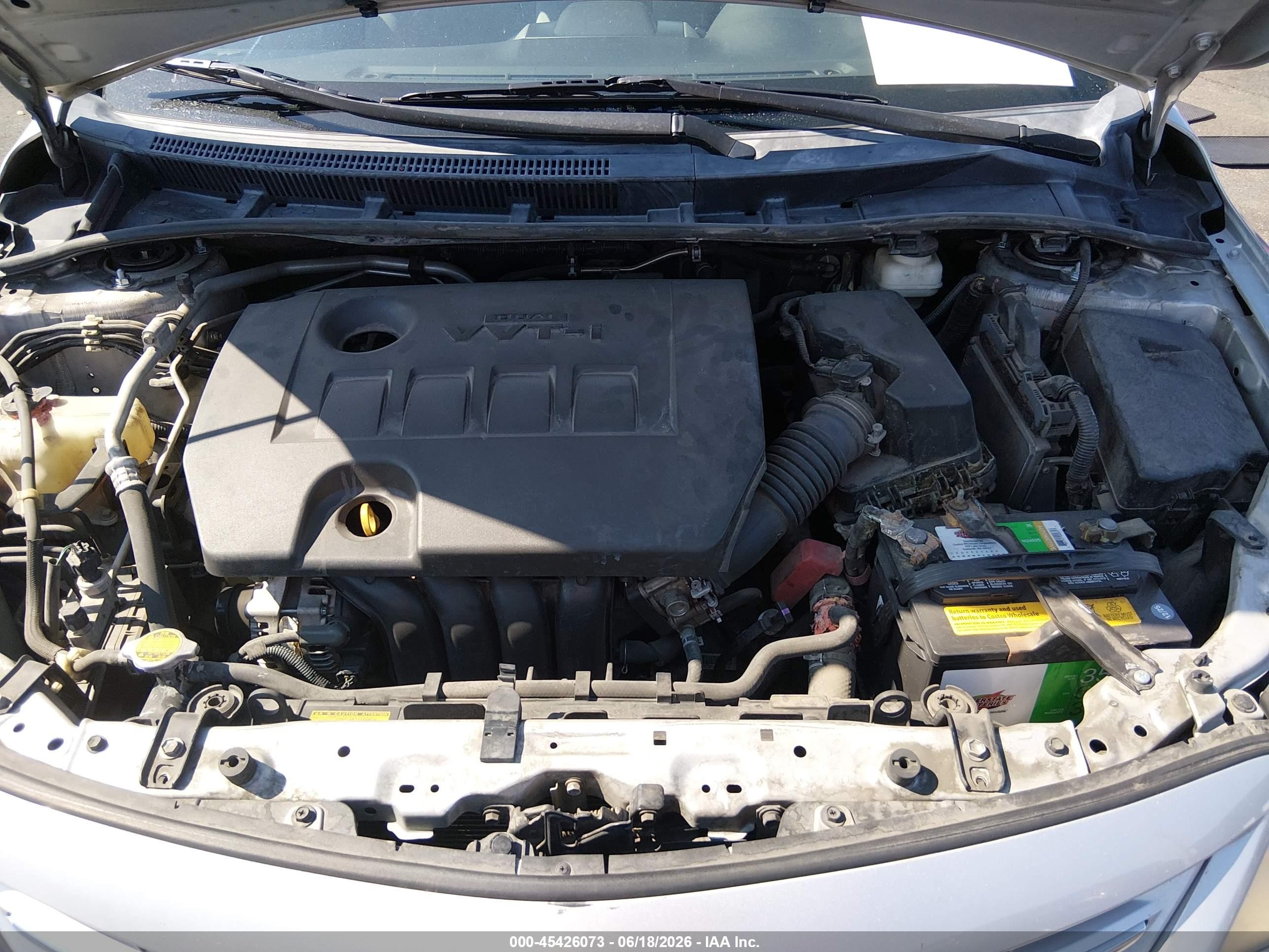 2013 Toyota Corolla Le Silver vin: 5YFBU4EE9DP107312