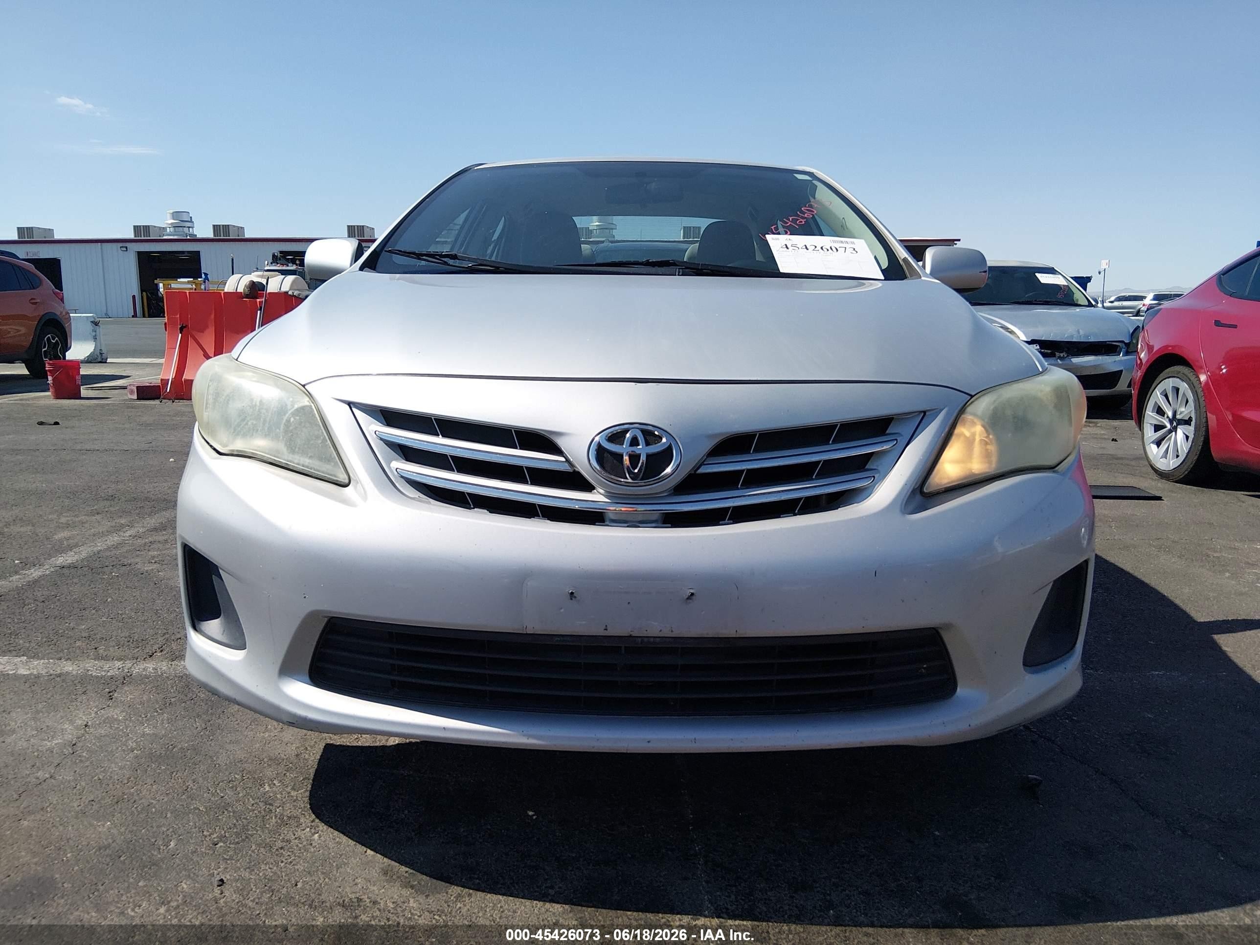 2013 Toyota Corolla Le Silver vin: 5YFBU4EE9DP107312