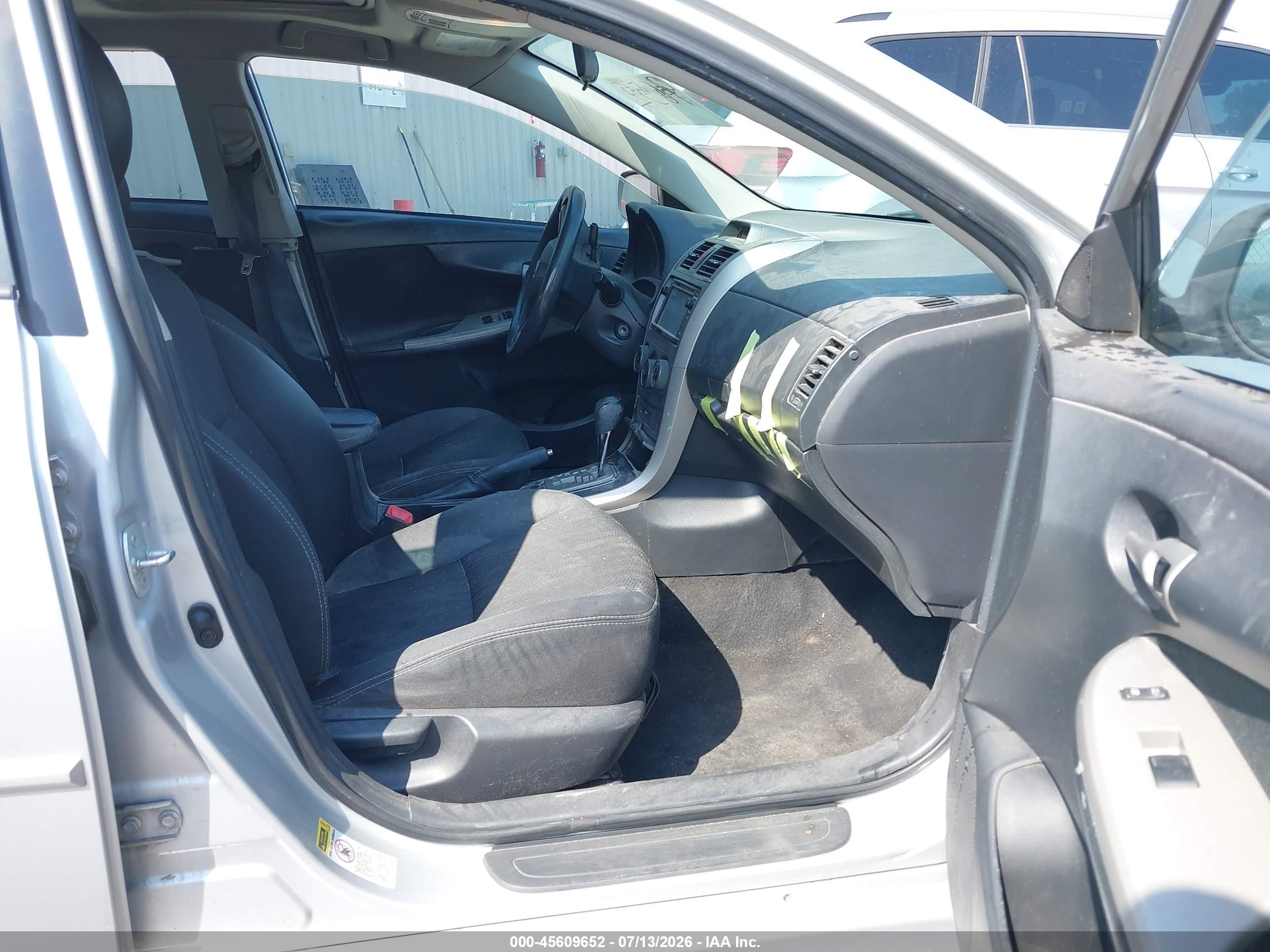 2013 Toyota Corolla S Silver vin: 5YFBU4EE9DP121596