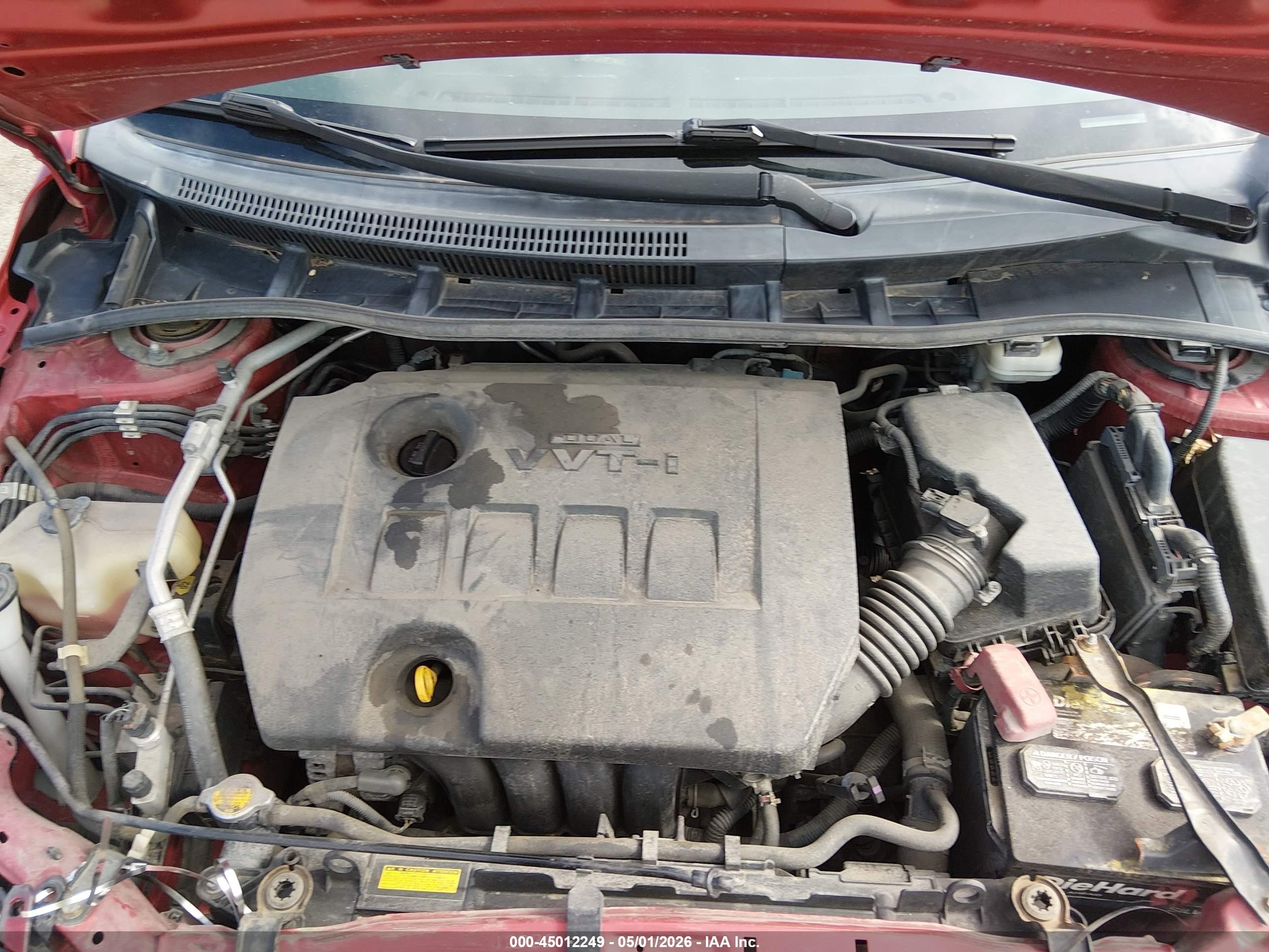 2013 Toyota Corolla Le Red vin: 5YFBU4EE9DP143789