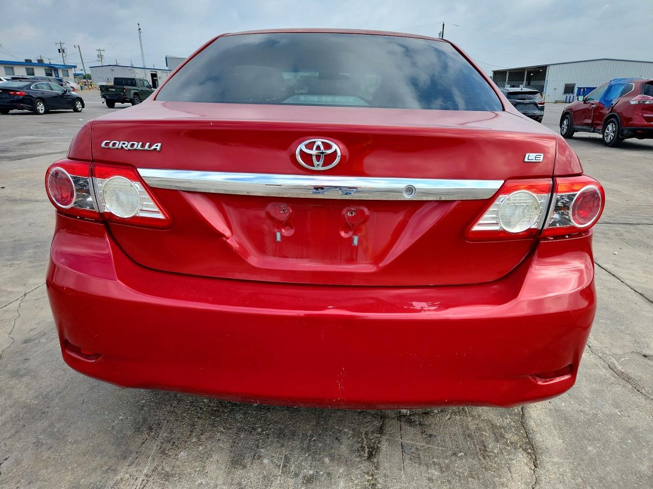 2013 Toyota Corolla Le Red vin: 5YFBU4EE9DP148569