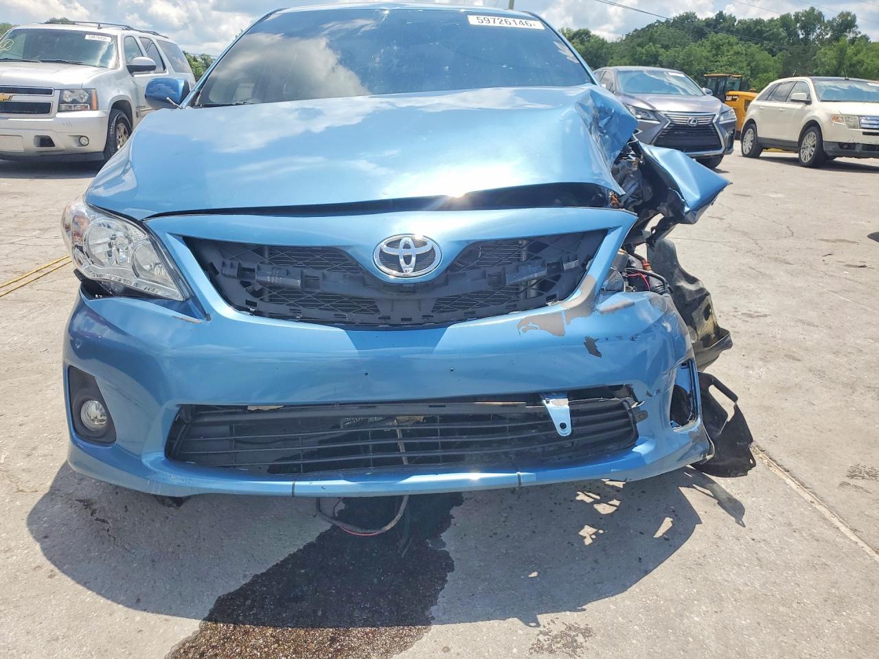 2013 Toyota Corolla Le Blue vin: 5YFBU4EE9DP149625