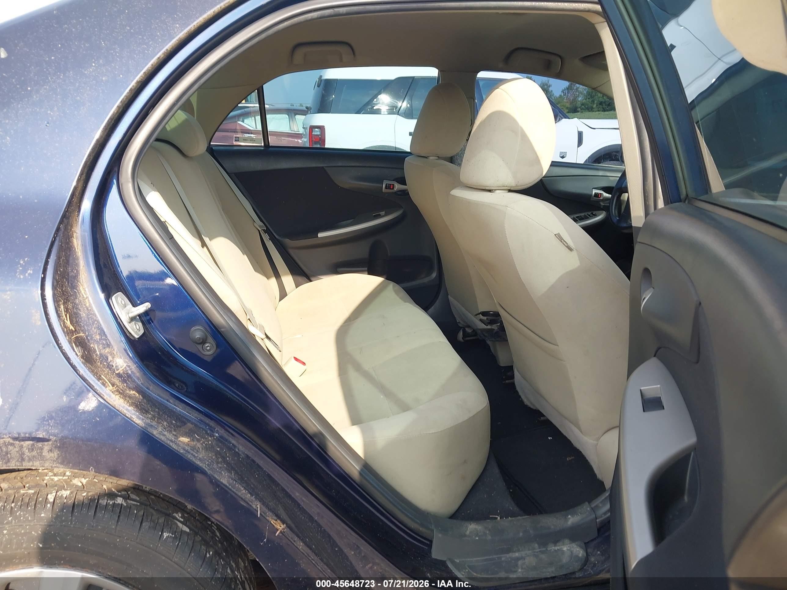 2013 Toyota Corolla Le Blue vin: 5YFBU4EE9DP150936