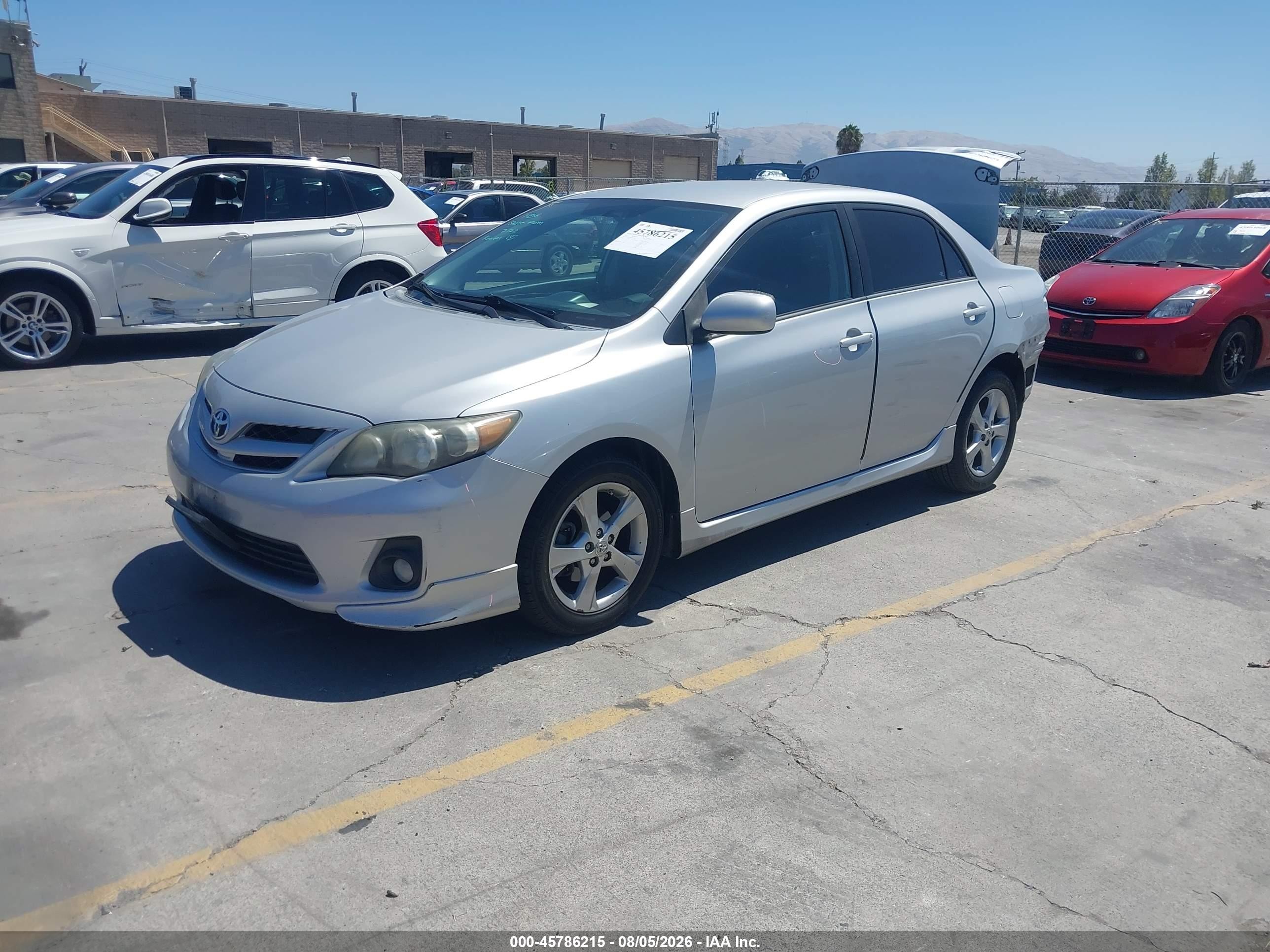 2013 Toyota Corolla S Серебряный vin: 5YFBU4EE9DP152637