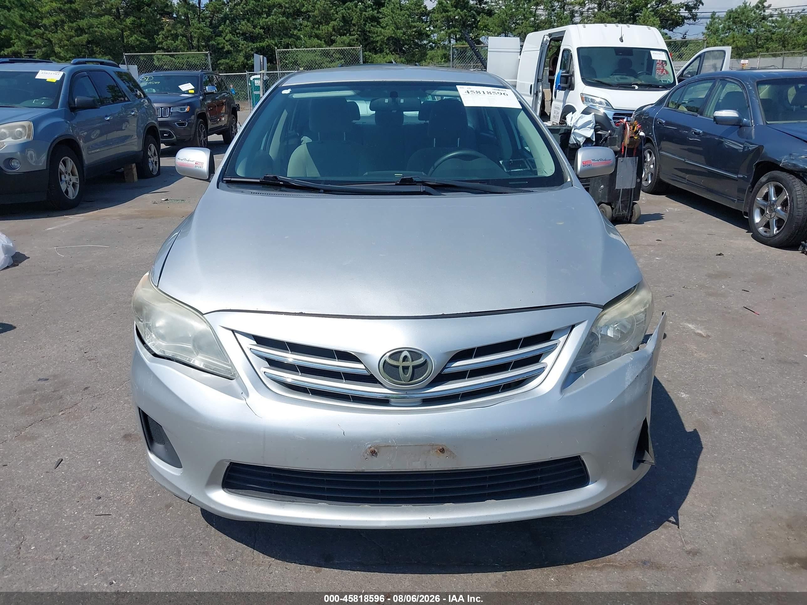 2013 Toyota Corolla Le Silver vin: 5YFBU4EE9DP153531