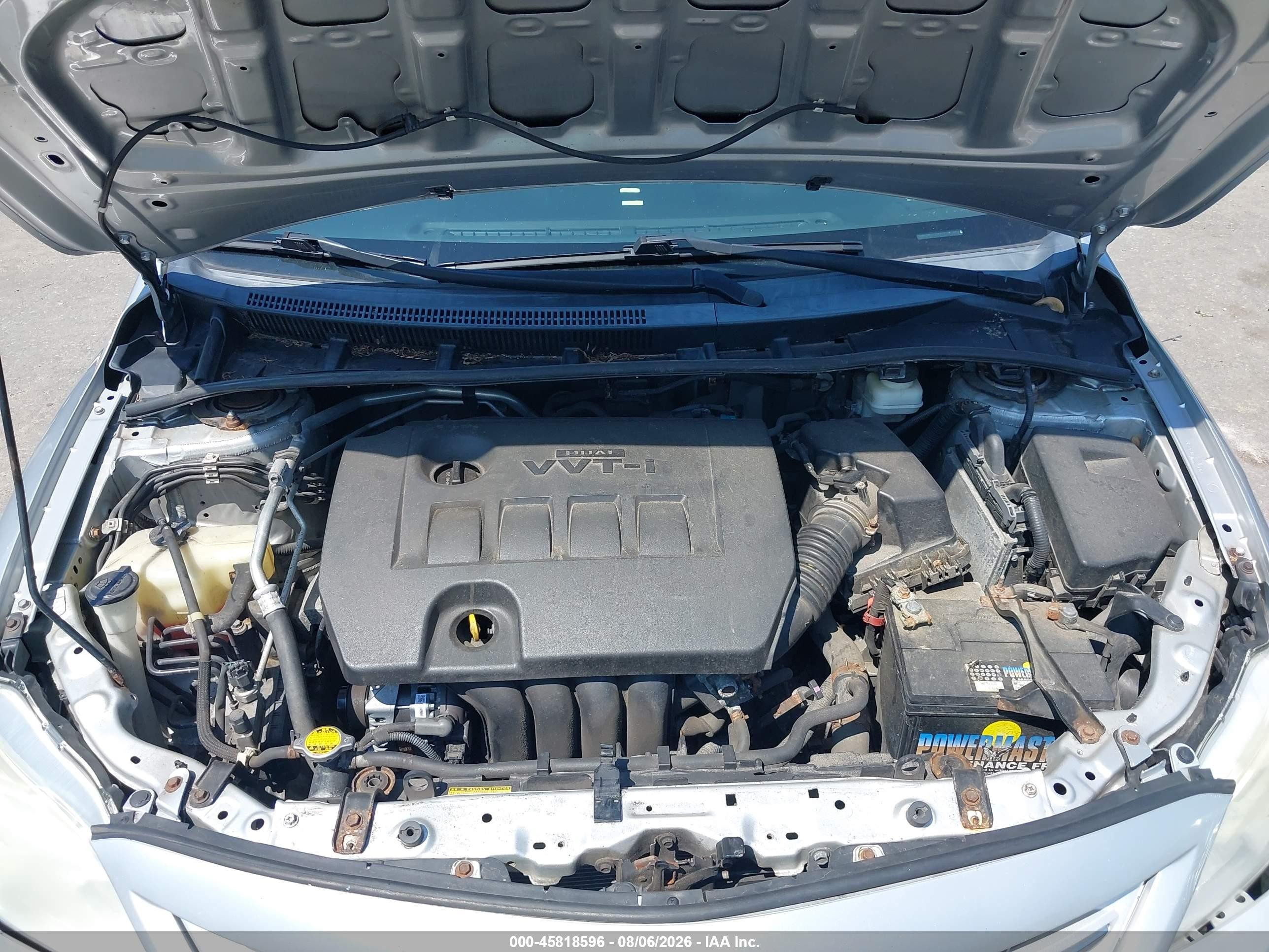 2013 Toyota Corolla Le Silver vin: 5YFBU4EE9DP153531