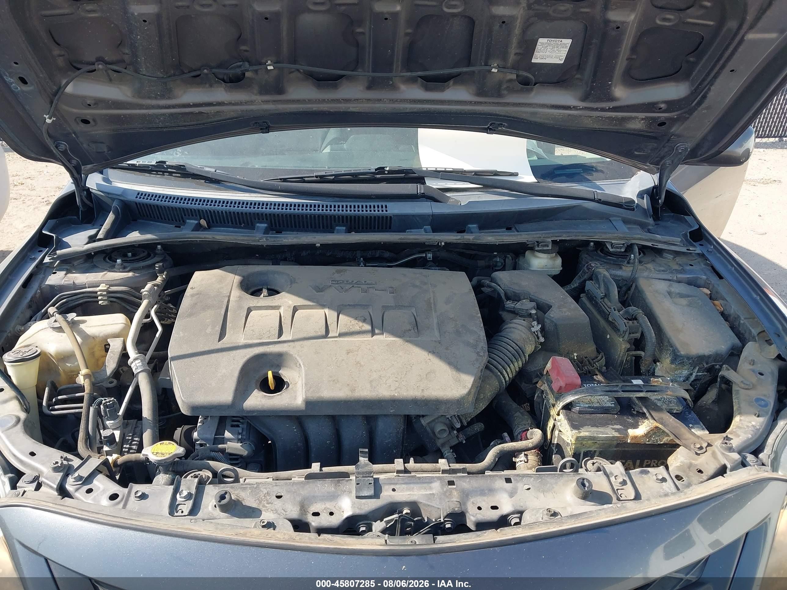 2013 Toyota Corolla S Gray vin: 5YFBU4EE9DP160284