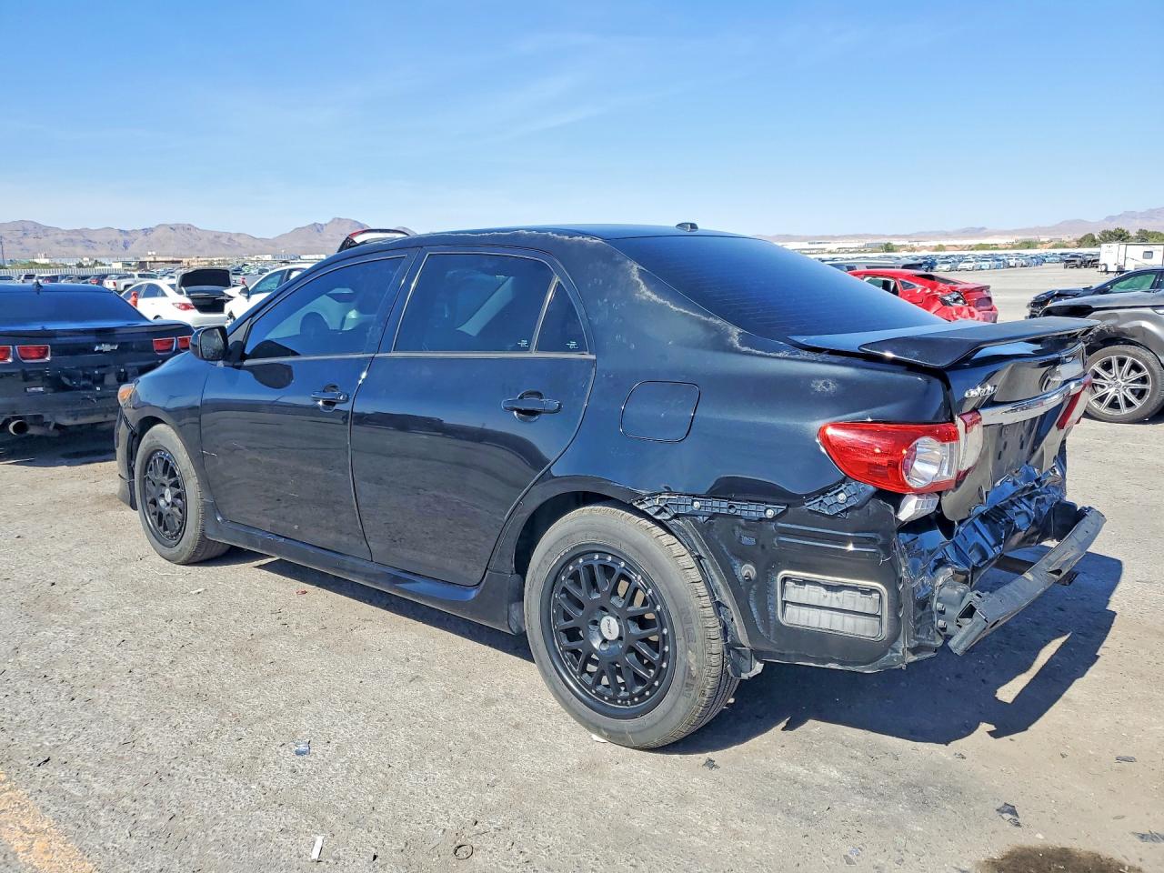 2013 Toyota Corolla S Black vin: 5YFBU4EE9DP163878