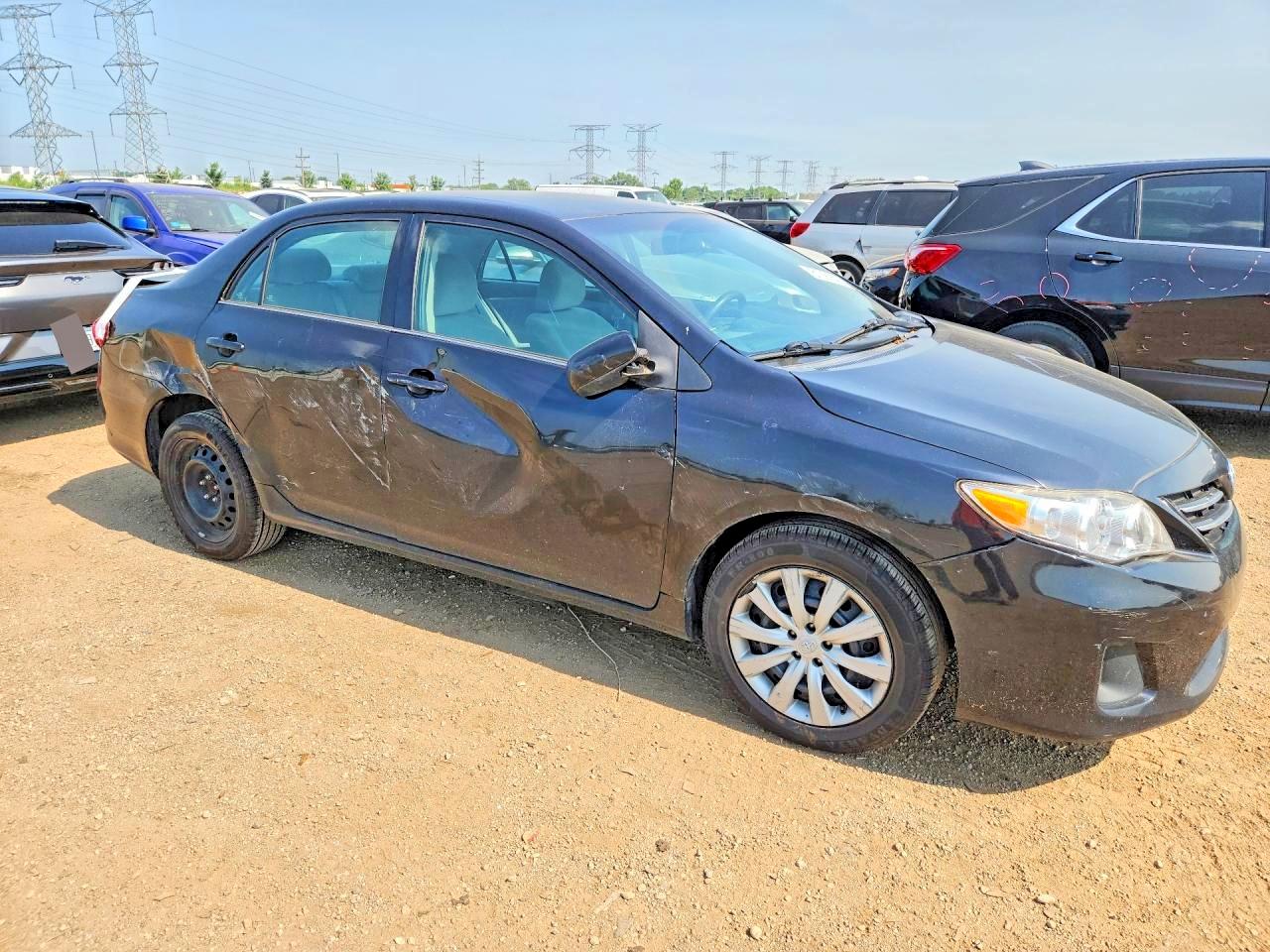 2013 Toyota Corolla Le Black vin: 5YFBU4EE9DP168594