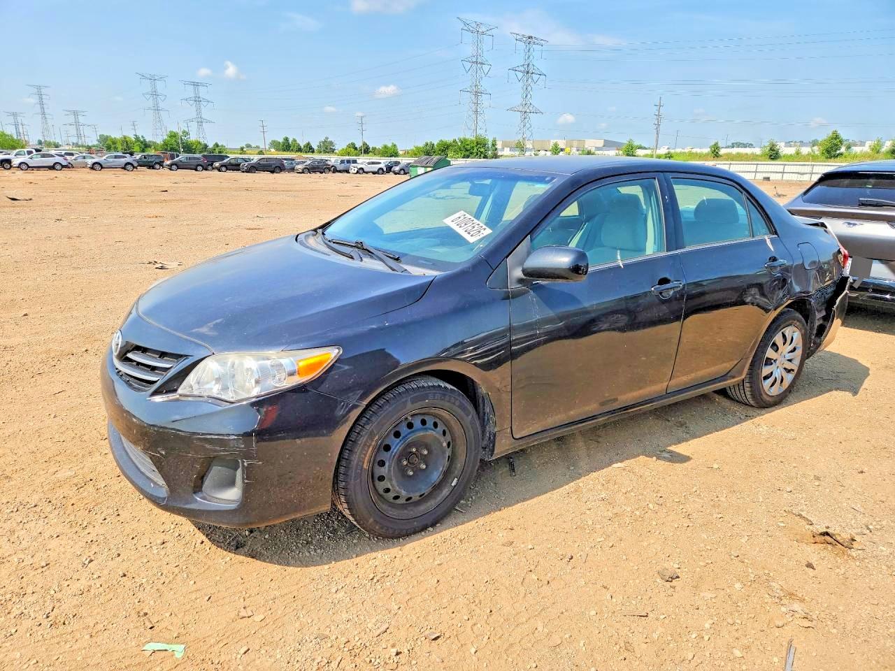 2013 Toyota Corolla Le Black vin: 5YFBU4EE9DP168594