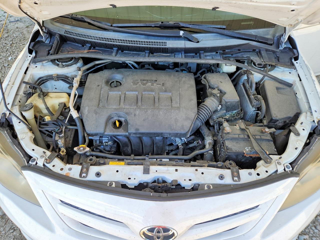2013 Toyota Corolla S White vin: 5YFBU4EE9DP183998