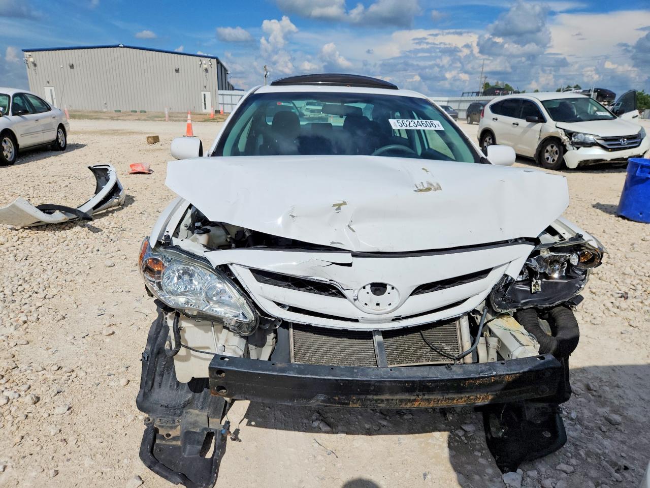 2013 Toyota Corolla S White vin: 5YFBU4EE9DP185380