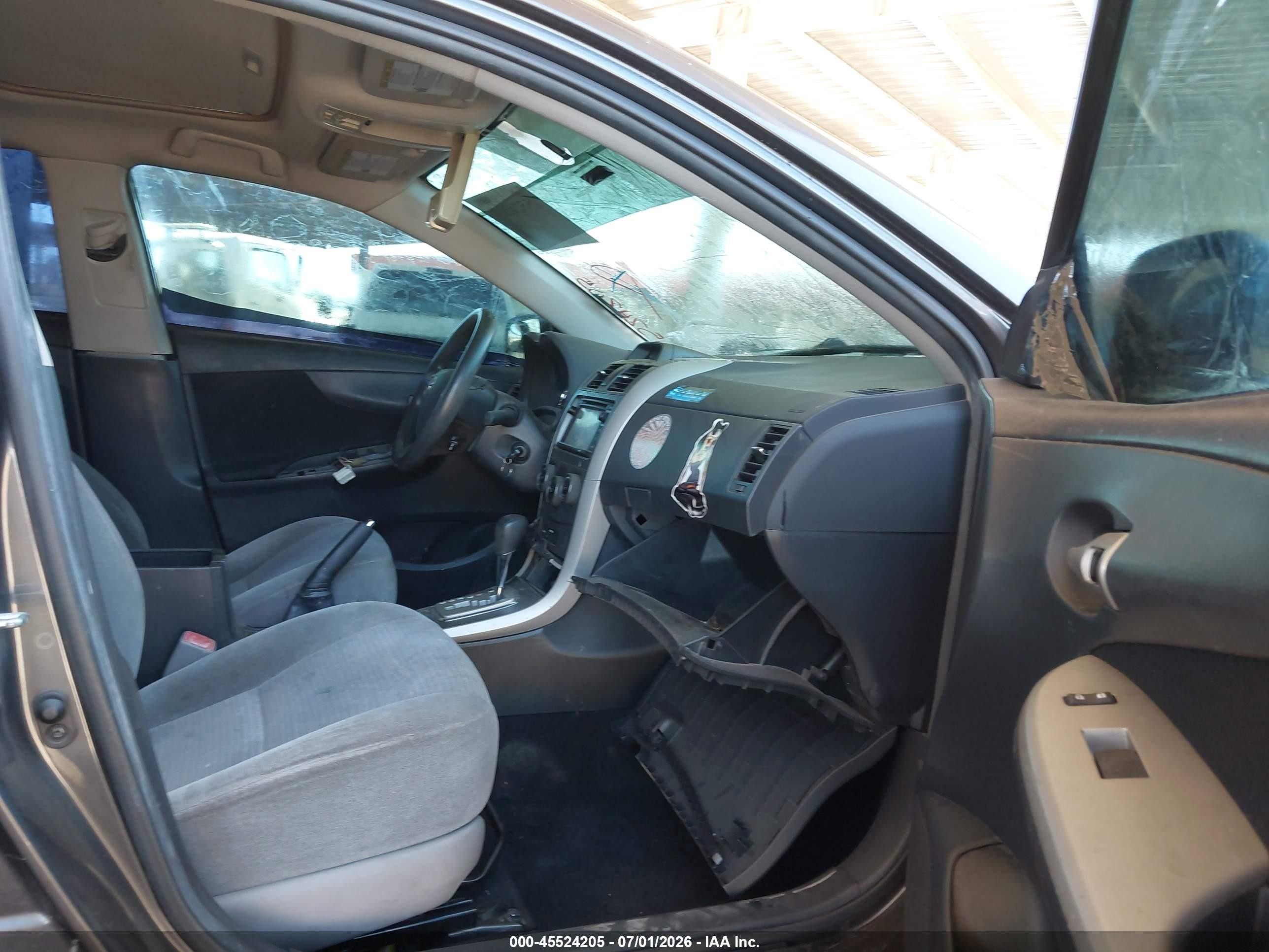 2013 Toyota Corolla S Gray vin: 5YFBU4EE9DP186416