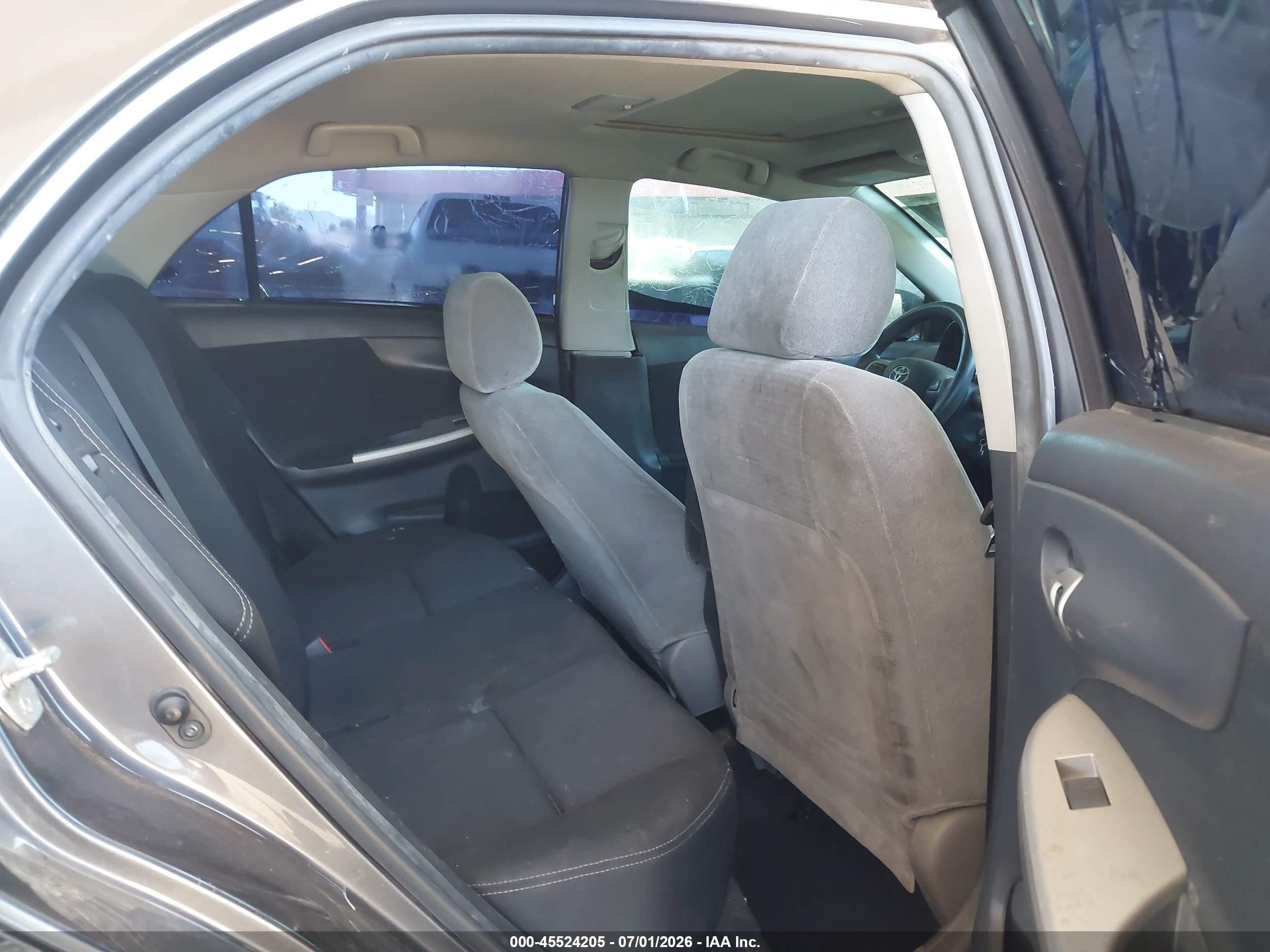 2013 Toyota Corolla S Gray vin: 5YFBU4EE9DP186416