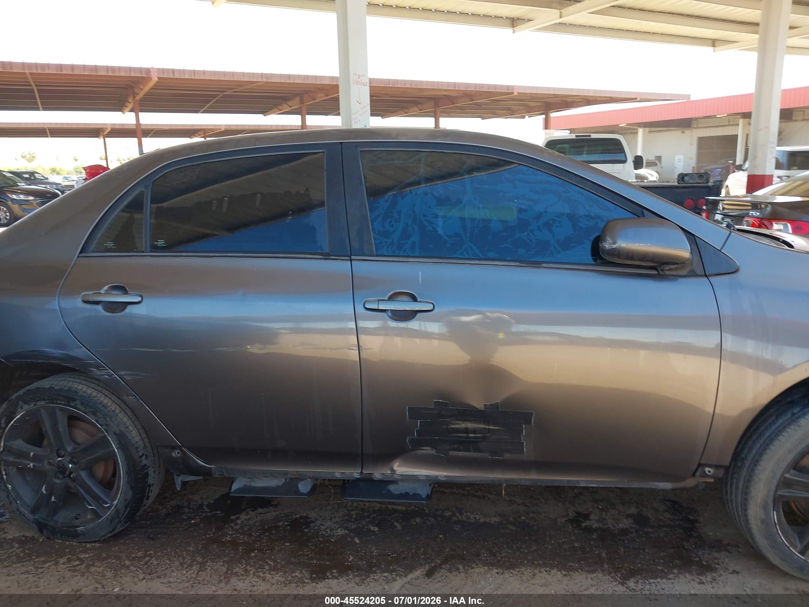 2013 Toyota Corolla S Gray vin: 5YFBU4EE9DP186416