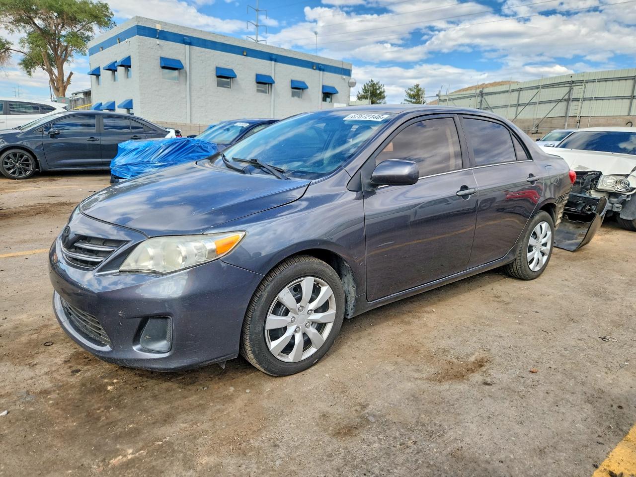 2013 Toyota Corolla Le Gray vin: 5YFBU4EE9DP192426