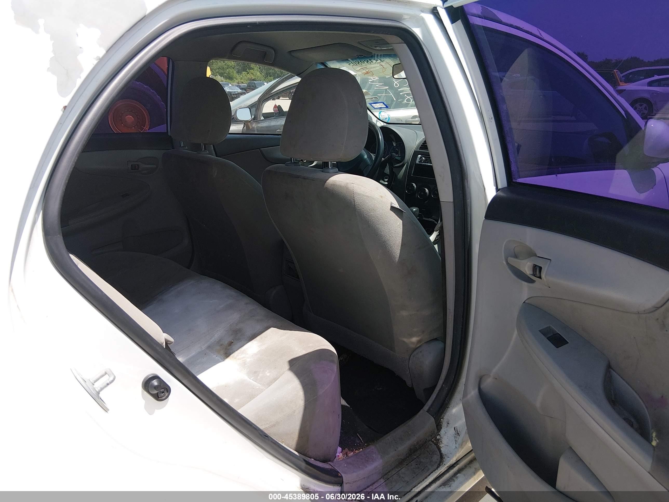 2013 Toyota Corolla L White vin: 5YFBU4EE9DP211296