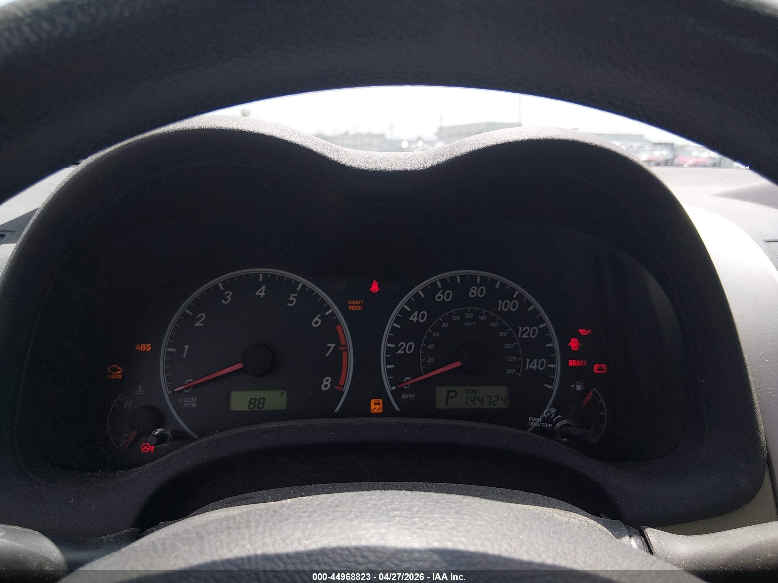 2012 Toyota Corolla L Red vin: 5YFBU4EEXCP005869