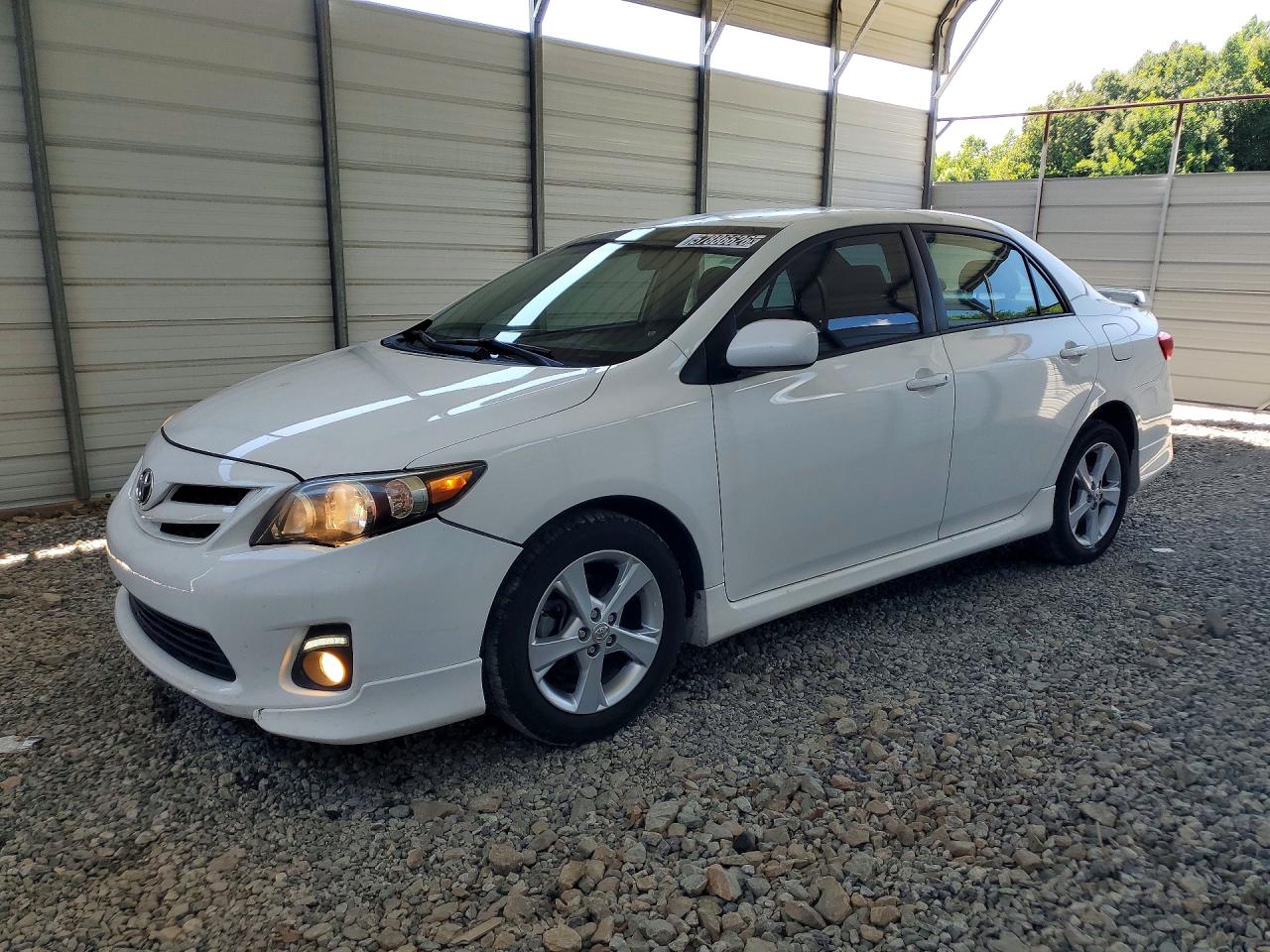 2012 Toyota Corolla S White vin: 5YFBU4EEXCP012059