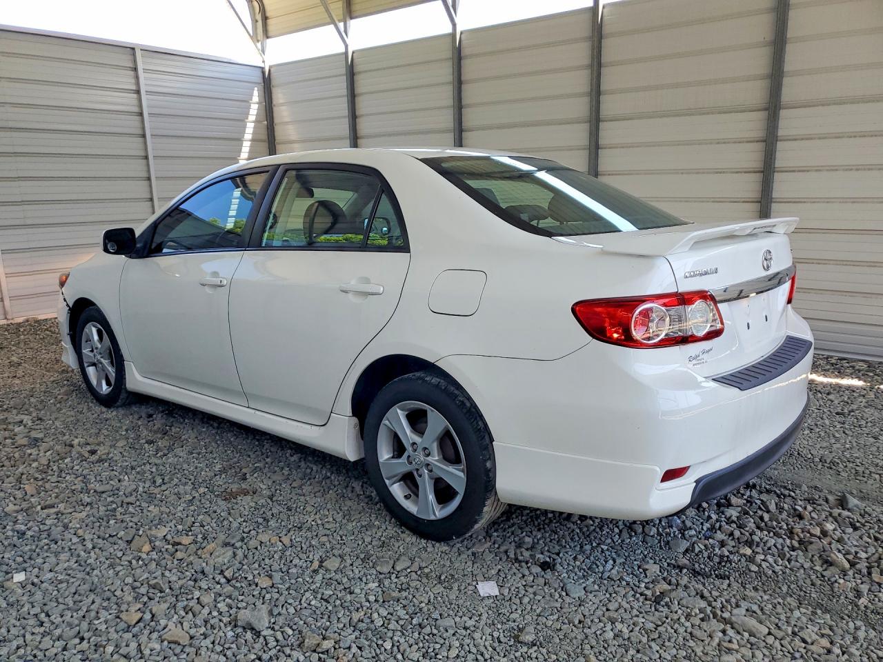 2012 Toyota Corolla S White vin: 5YFBU4EEXCP012059