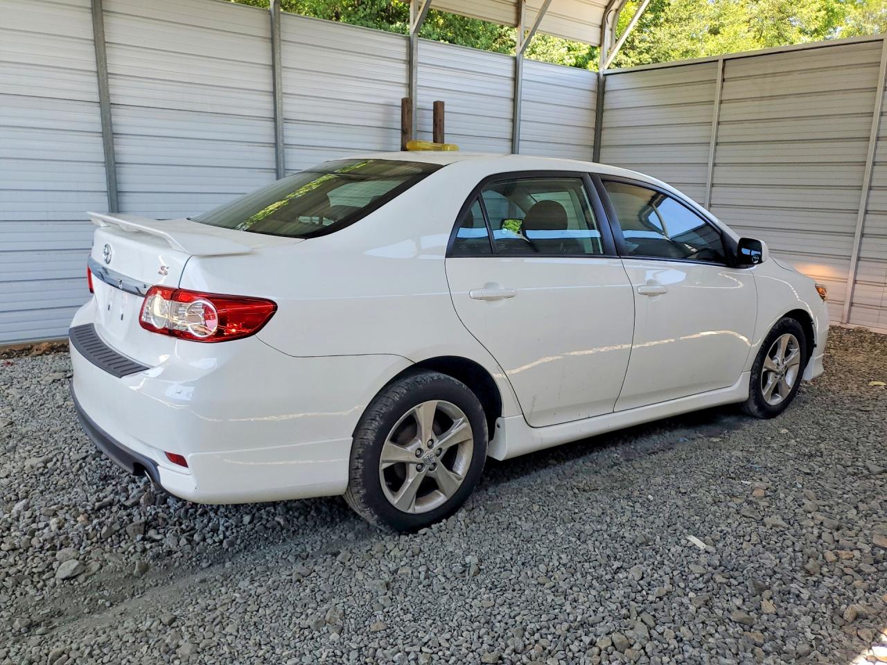 2012 Toyota Corolla S White vin: 5YFBU4EEXCP012059