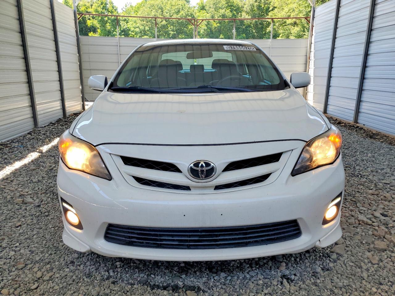 2012 Toyota Corolla S White vin: 5YFBU4EEXCP012059