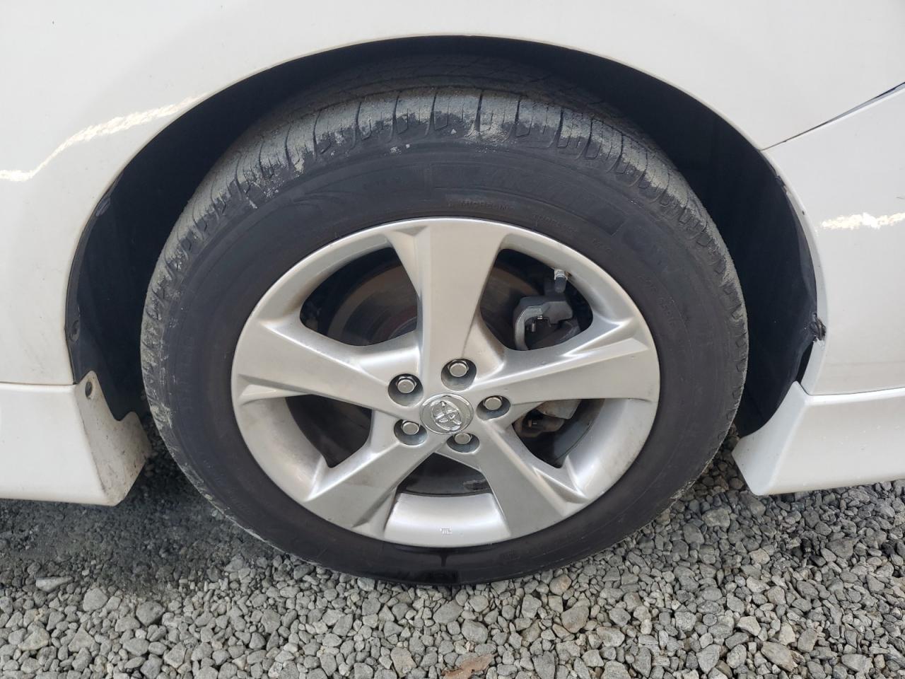 2012 Toyota Corolla S White vin: 5YFBU4EEXCP012059 Damage: Right Front Wheel, Curb Rash, 7 To 8 Inches