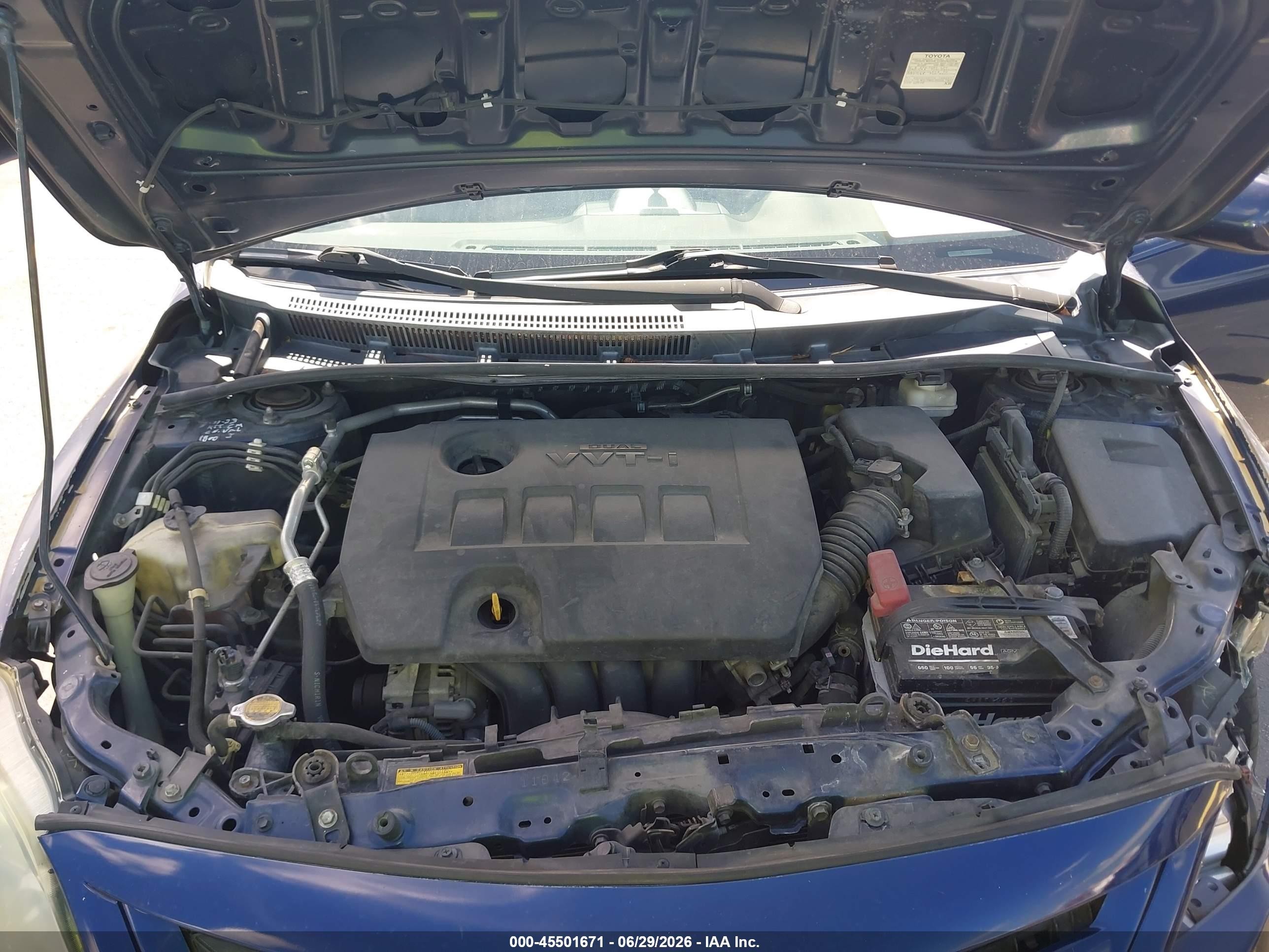 2012 Toyota Corolla S Blue vin: 5YFBU4EEXCP012742