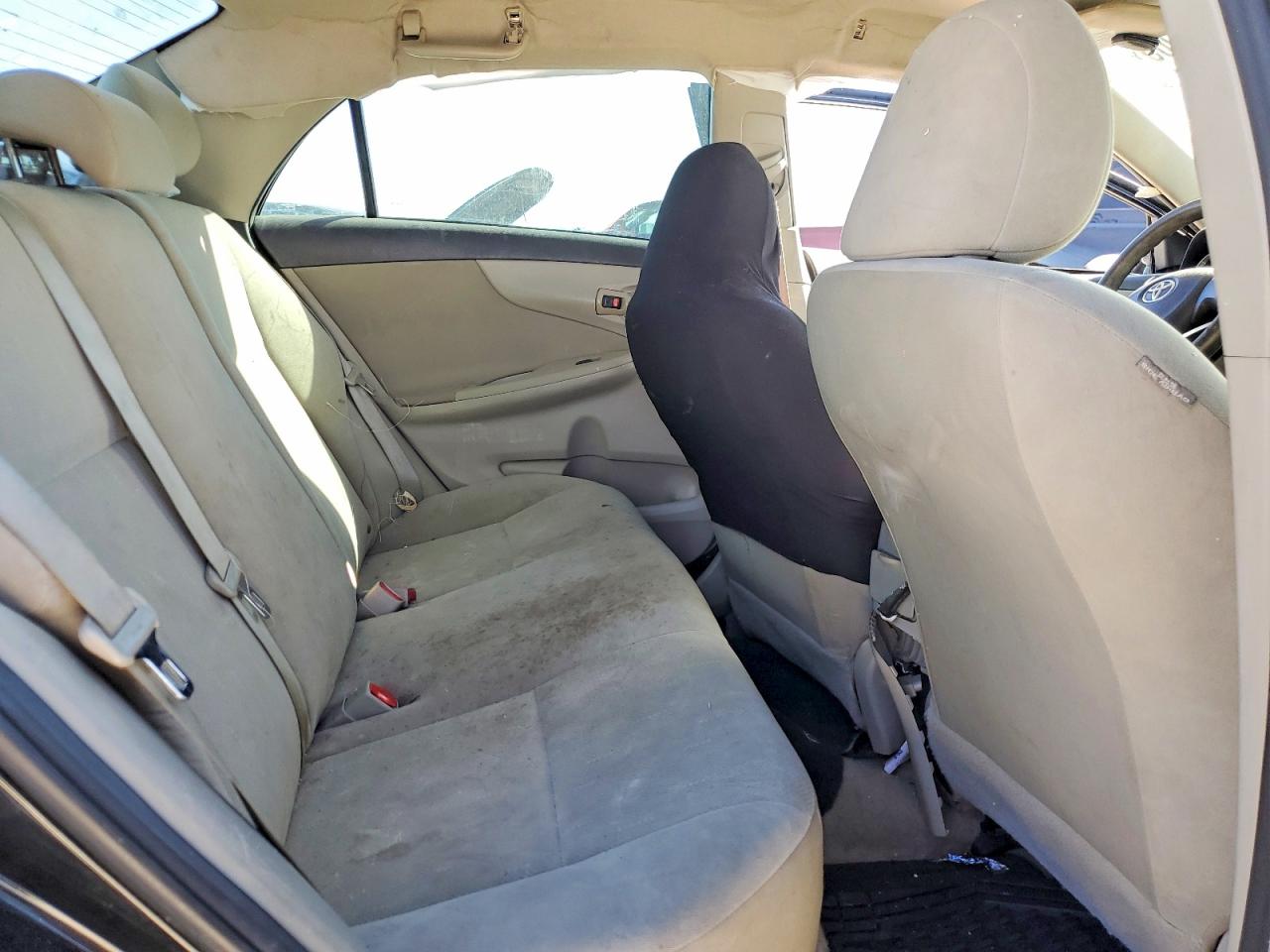 2012 Toyota Corolla Base Black vin: 5YFBU4EEXCP035356