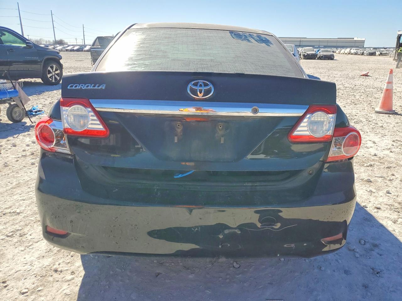 2012 Toyota Corolla Base Black vin: 5YFBU4EEXCP035356