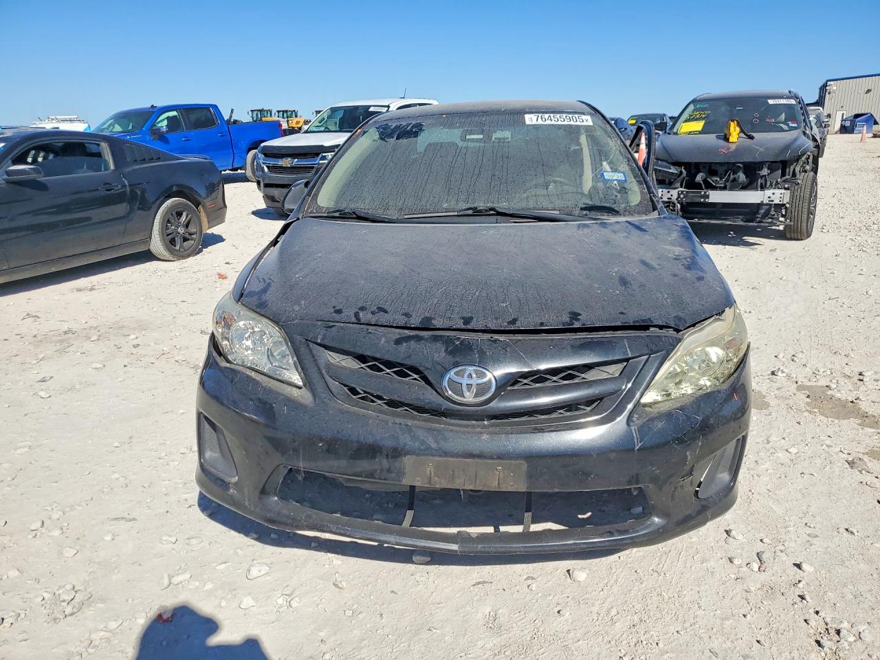 2012 Toyota Corolla Base Black vin: 5YFBU4EEXCP035356