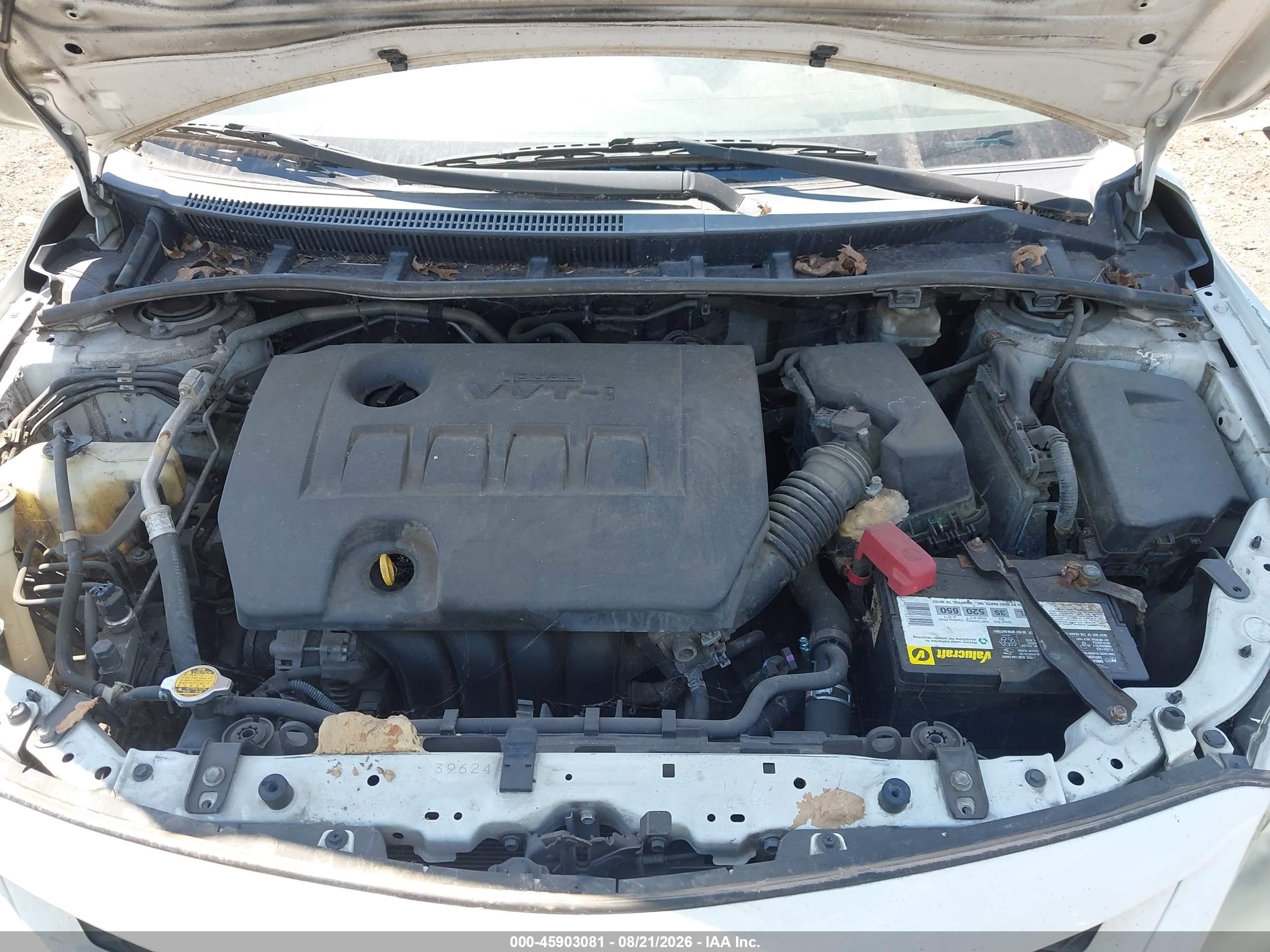 2012 Toyota Corolla Le White vin: 5YFBU4EEXCP040511