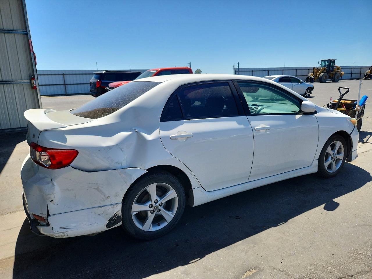 2012 Toyota Corolla S White vin: 5YFBU4EEXCP046423
