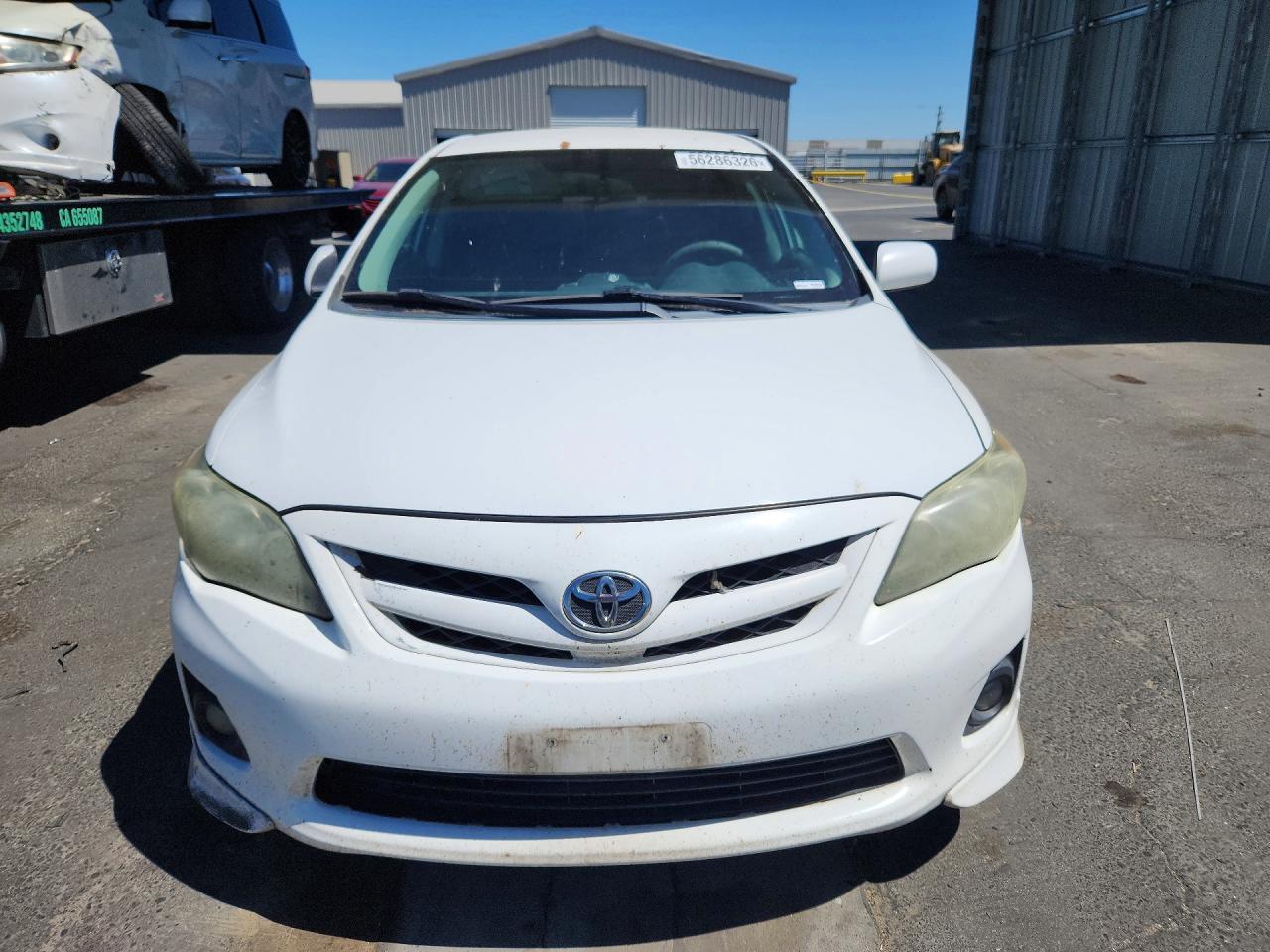 2012 Toyota Corolla S White vin: 5YFBU4EEXCP046423