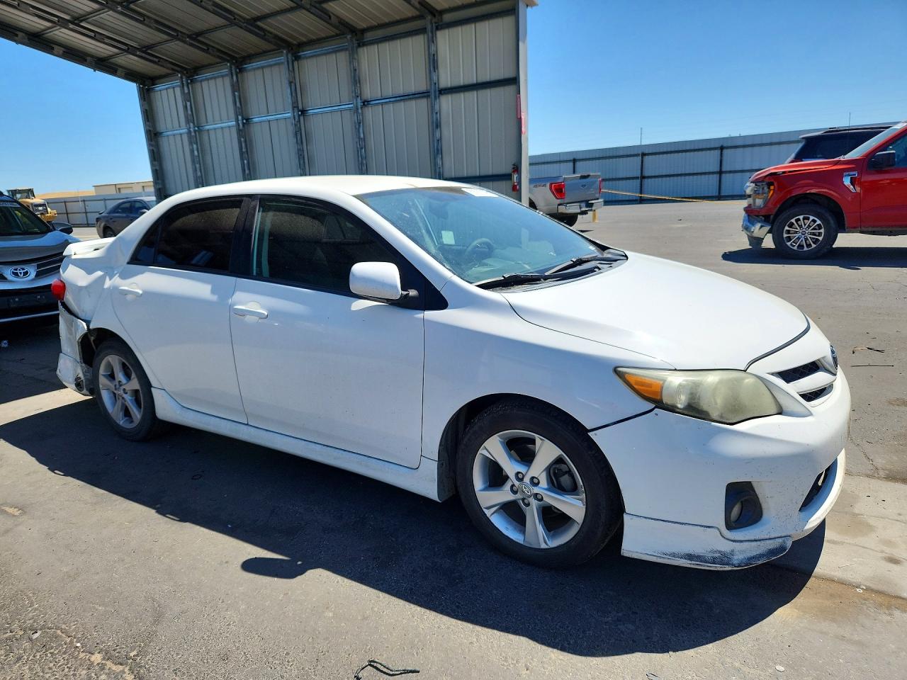 2012 Toyota Corolla S White vin: 5YFBU4EEXCP046423
