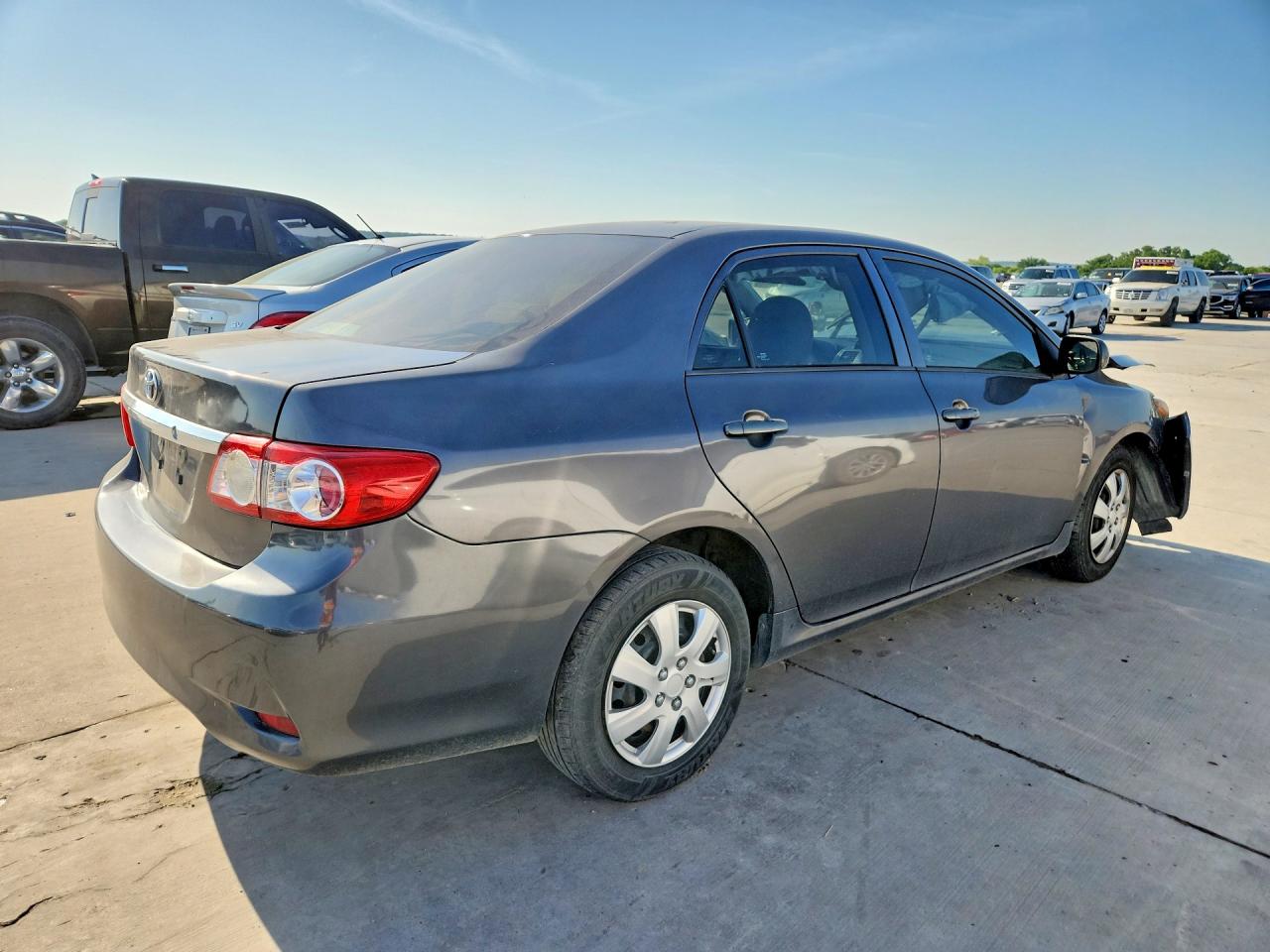 2012 Toyota Corolla L Gray vin: 5YFBU4EEXCP047488