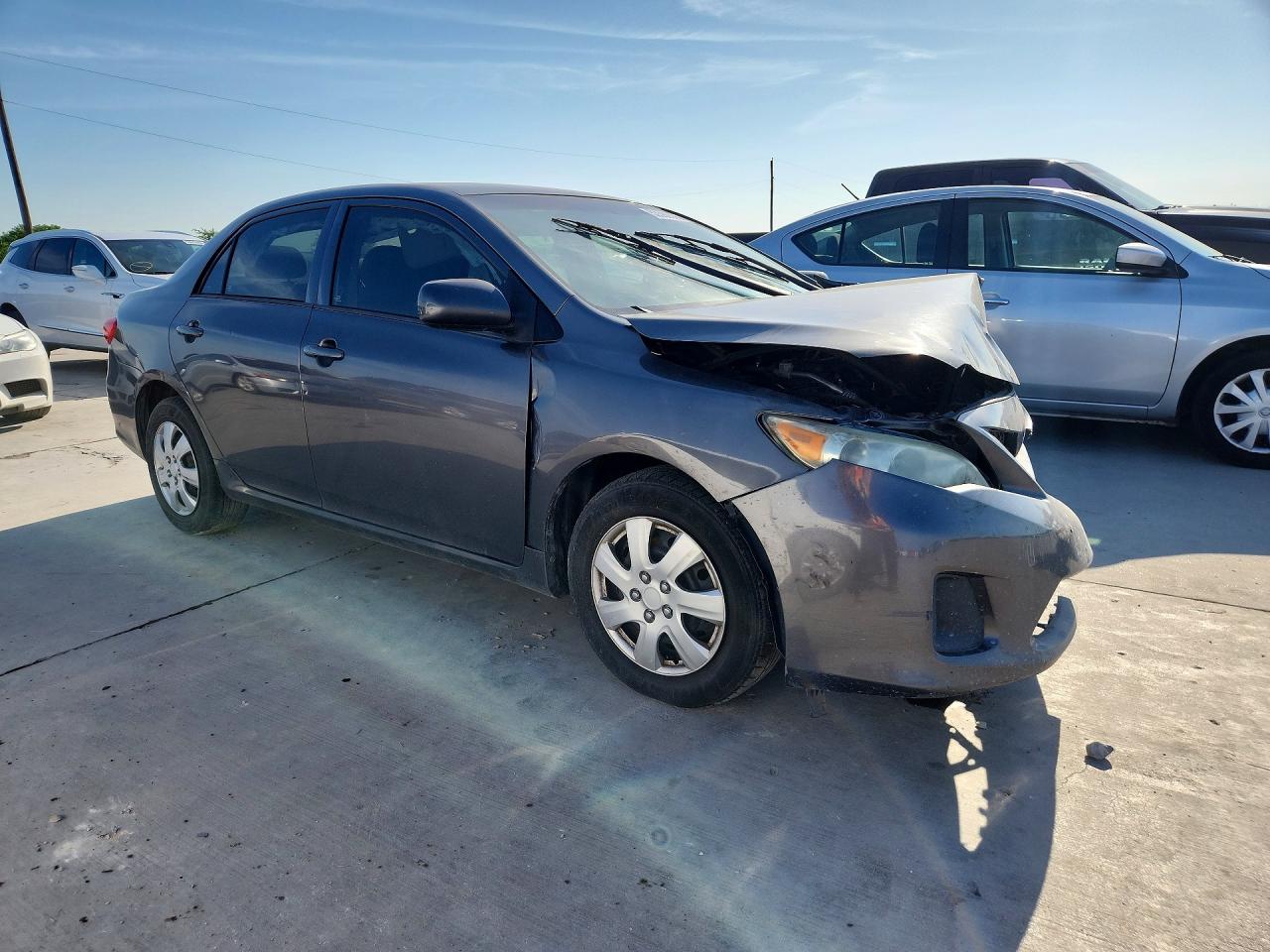 2012 Toyota Corolla L Gray vin: 5YFBU4EEXCP047488