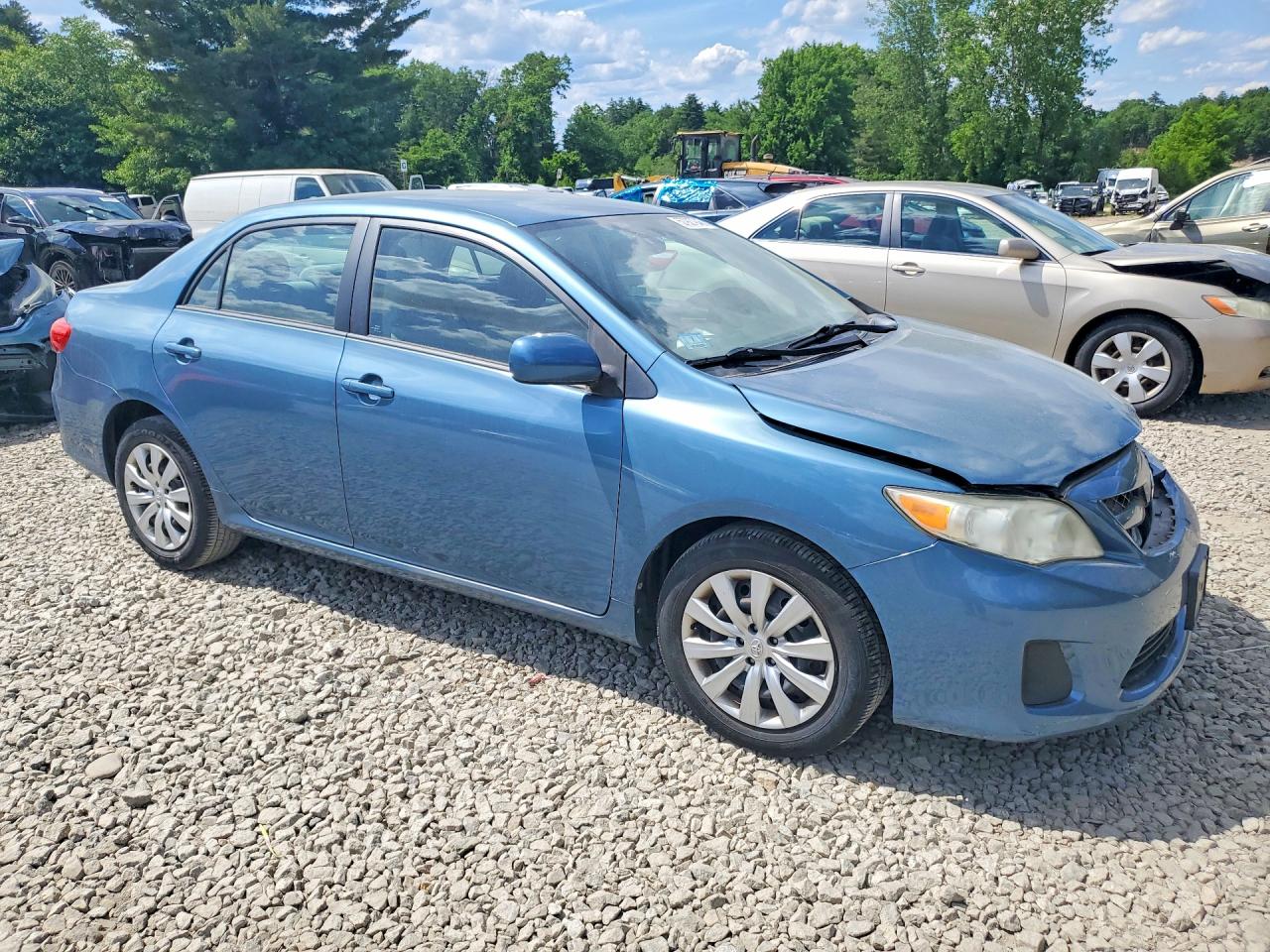 2012 Toyota Corolla Le Blue vin: 5YFBU4EEXCP051184