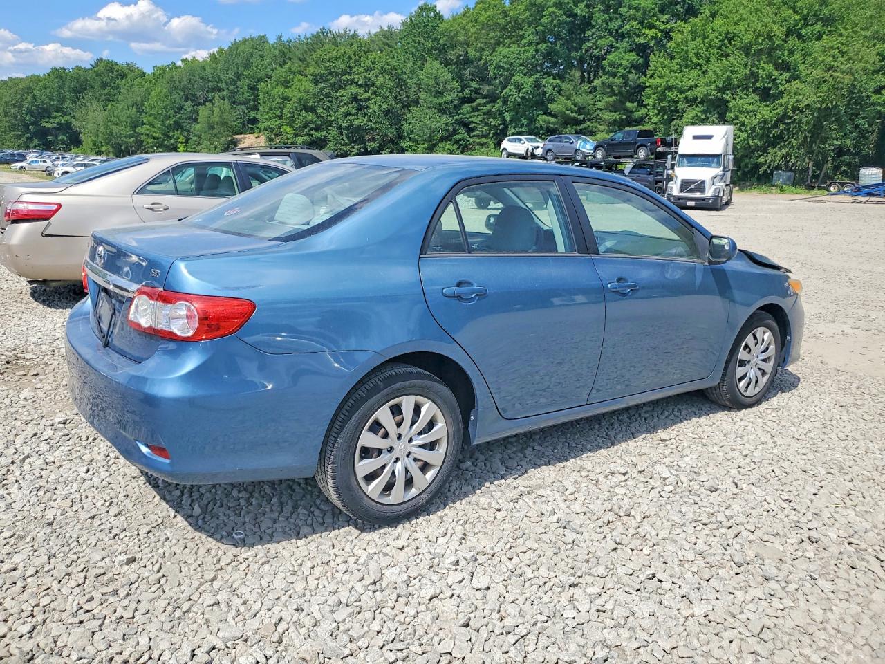 2012 Toyota Corolla Le Blue vin: 5YFBU4EEXCP051184