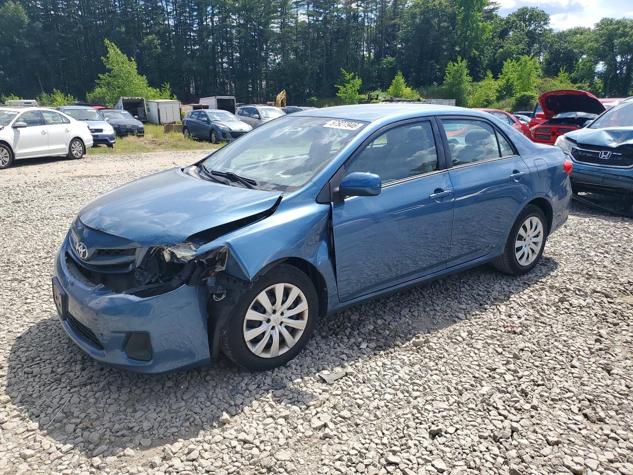 2012 Toyota Corolla Le Blue vin: 5YFBU4EEXCP051184