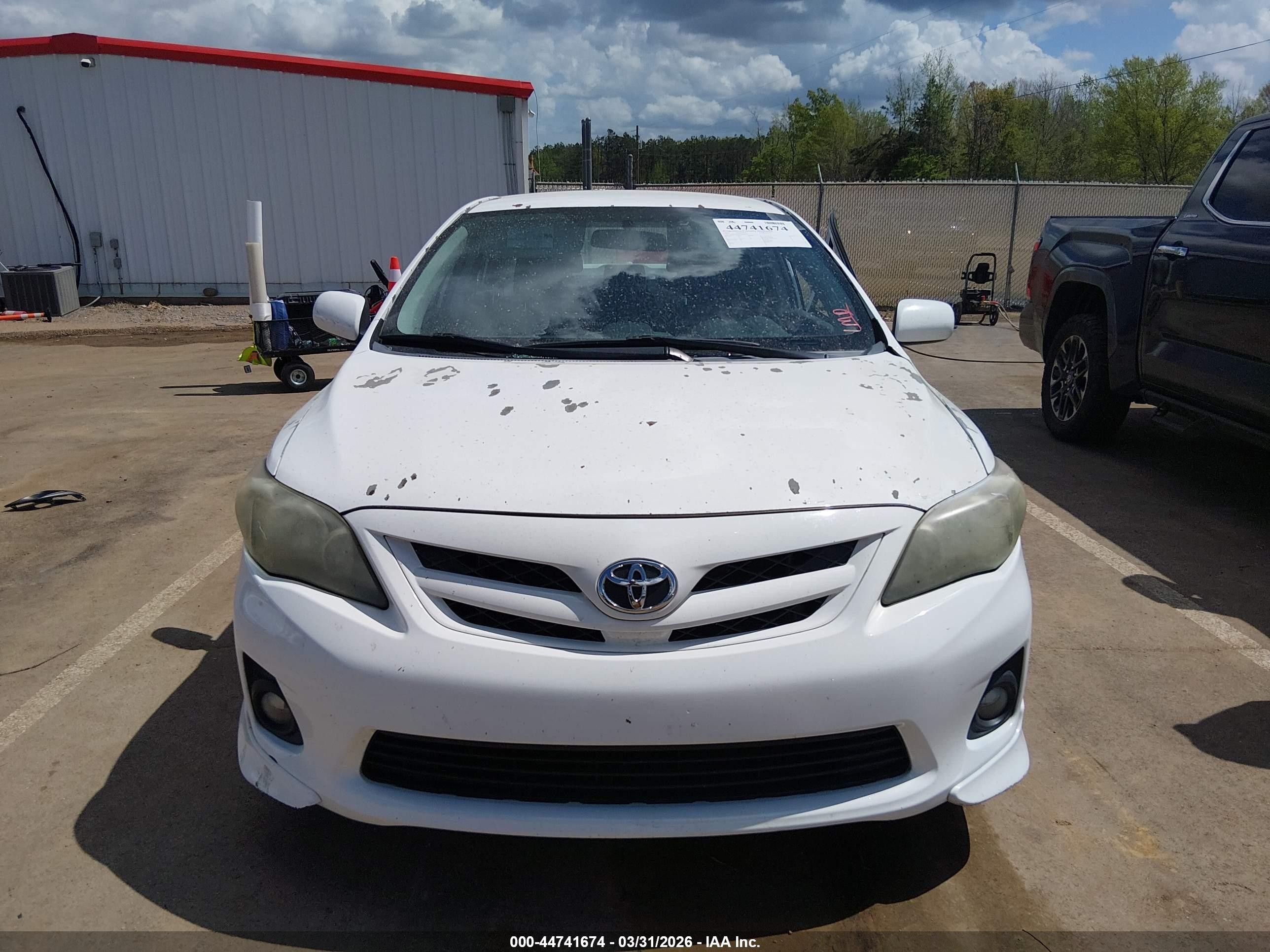 2012 Toyota Corolla S White vin: 5YFBU4EEXCP056790