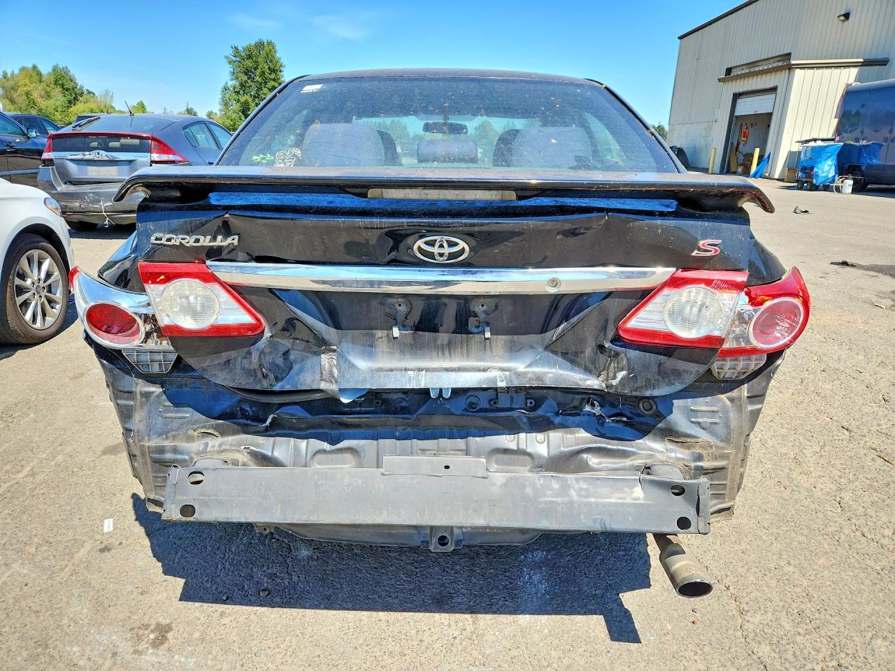 2012 Toyota Corolla S Black vin: 5YFBU4EEXCP058703