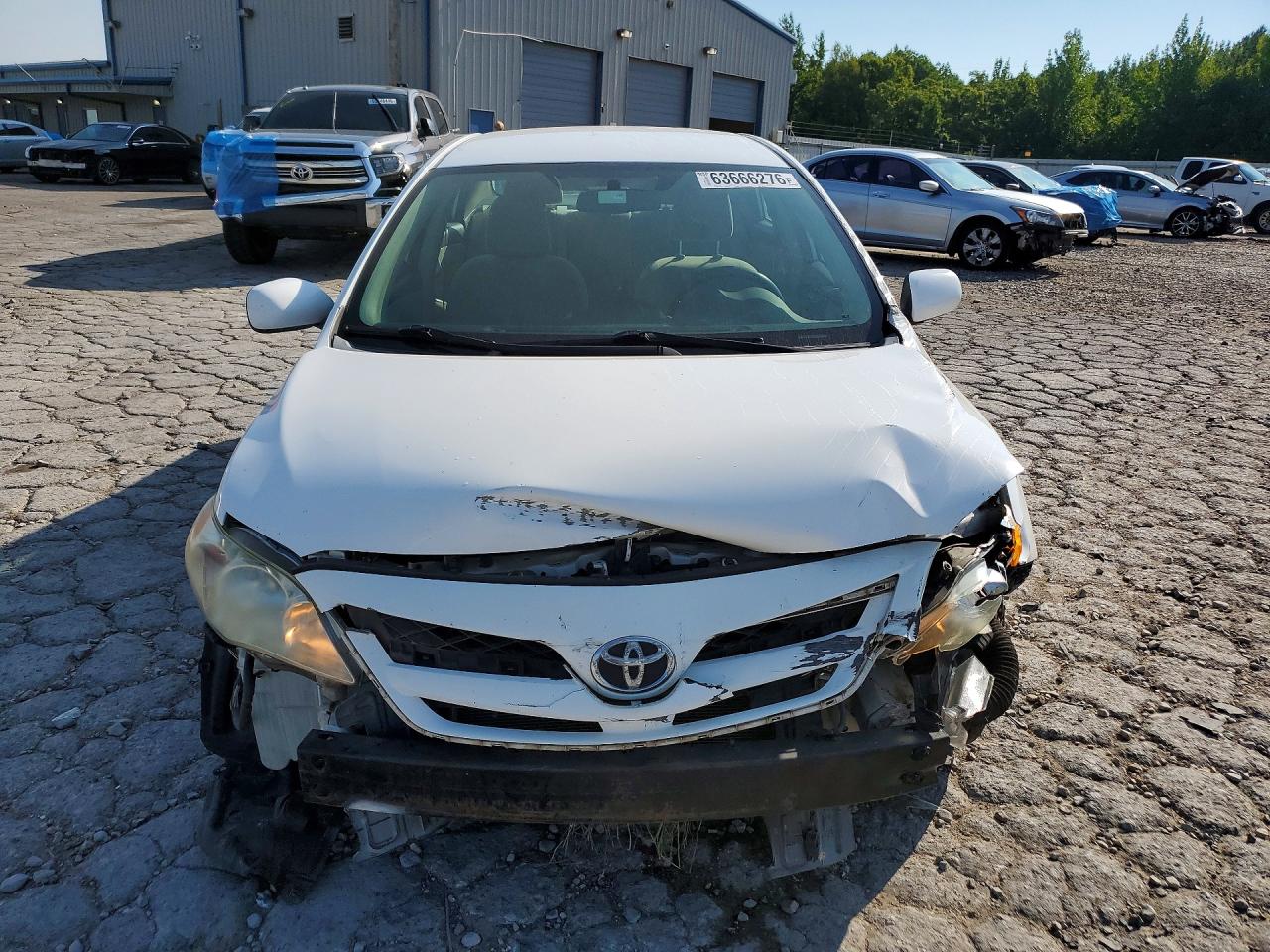 2012 Toyota Corolla L White vin: 5YFBU4EEXCP064730