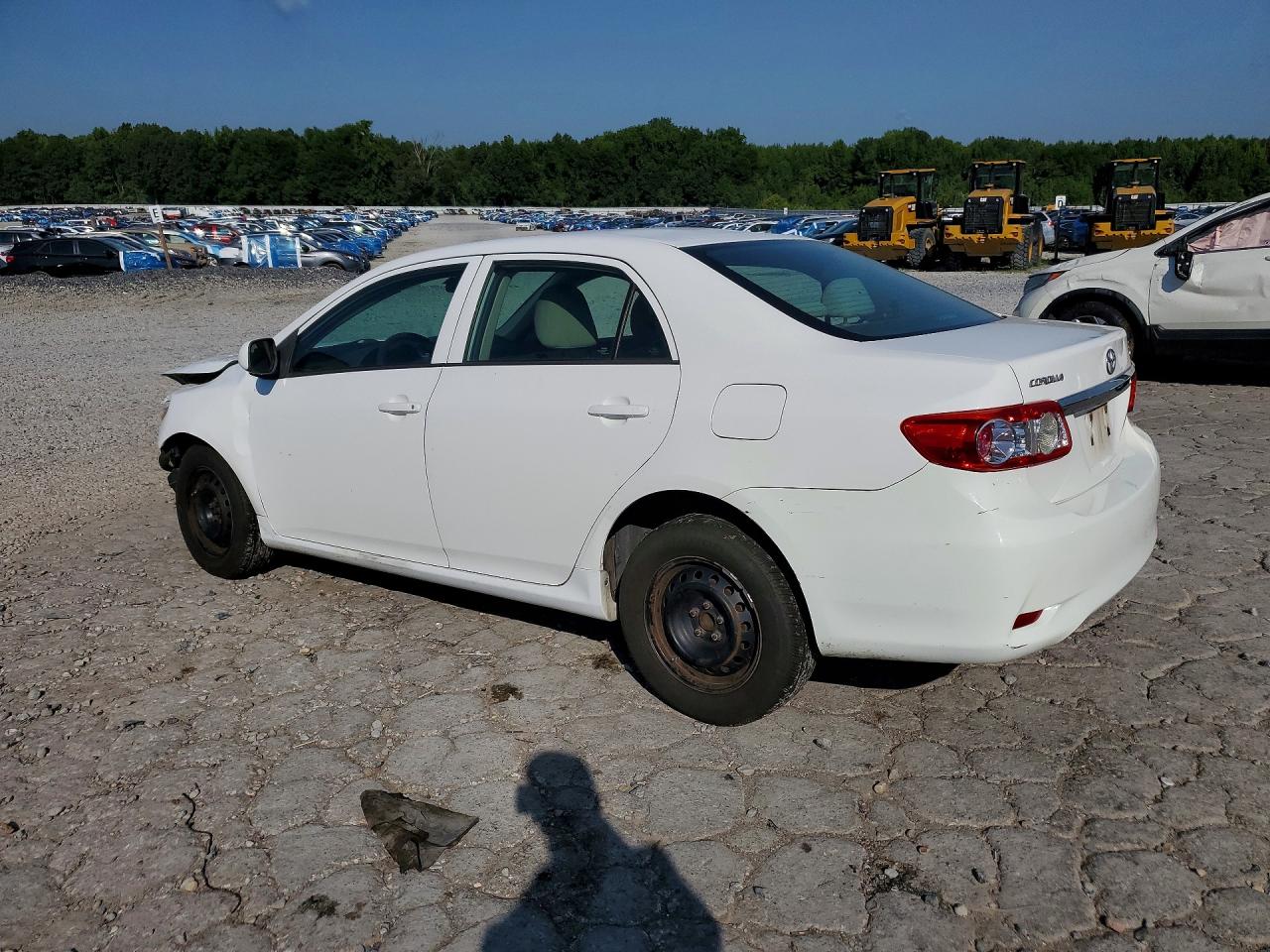2012 Toyota Corolla L White vin: 5YFBU4EEXCP064730