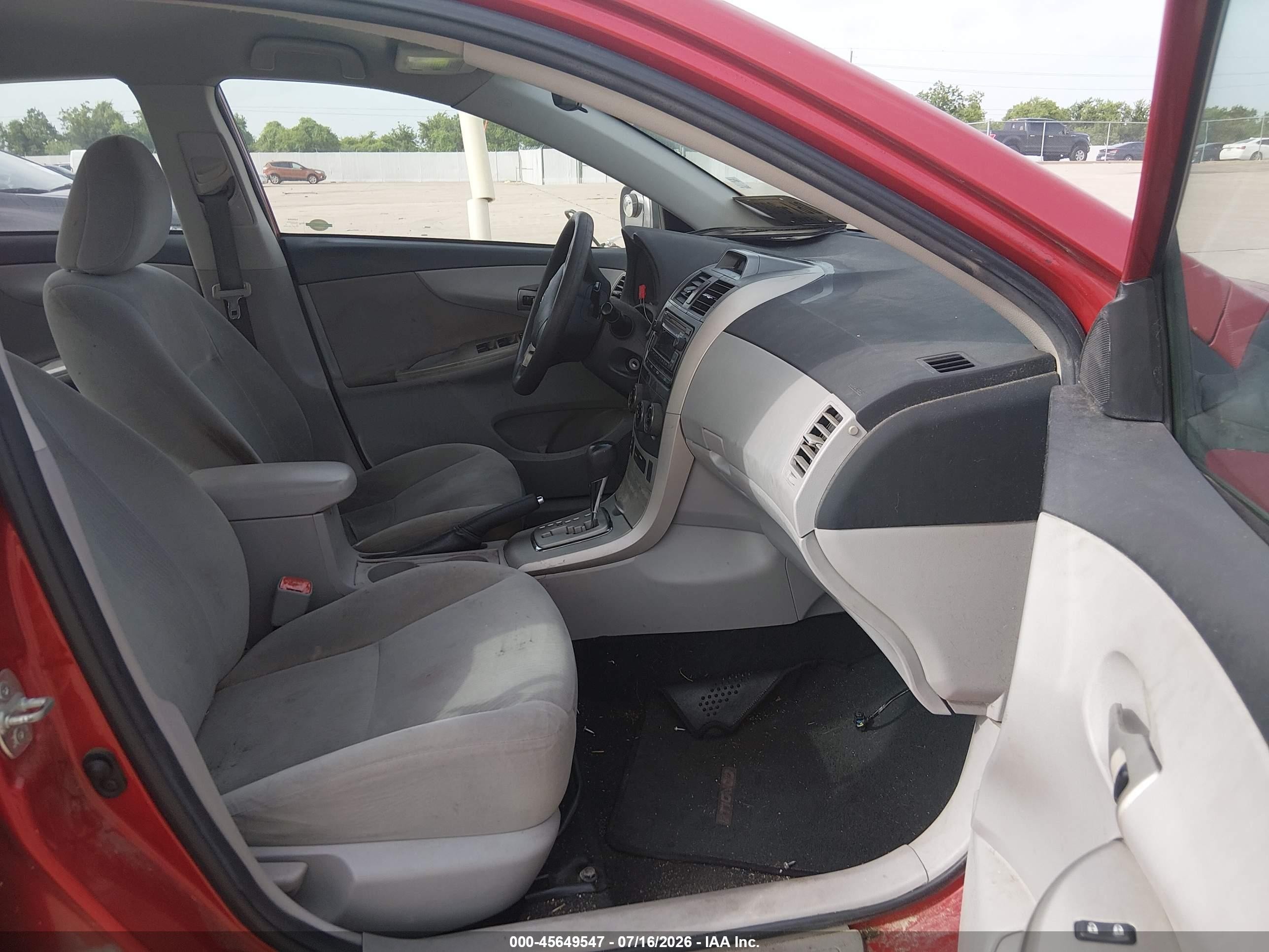 2012 Toyota Corolla Le Red vin: 5YFBU4EEXCP066347