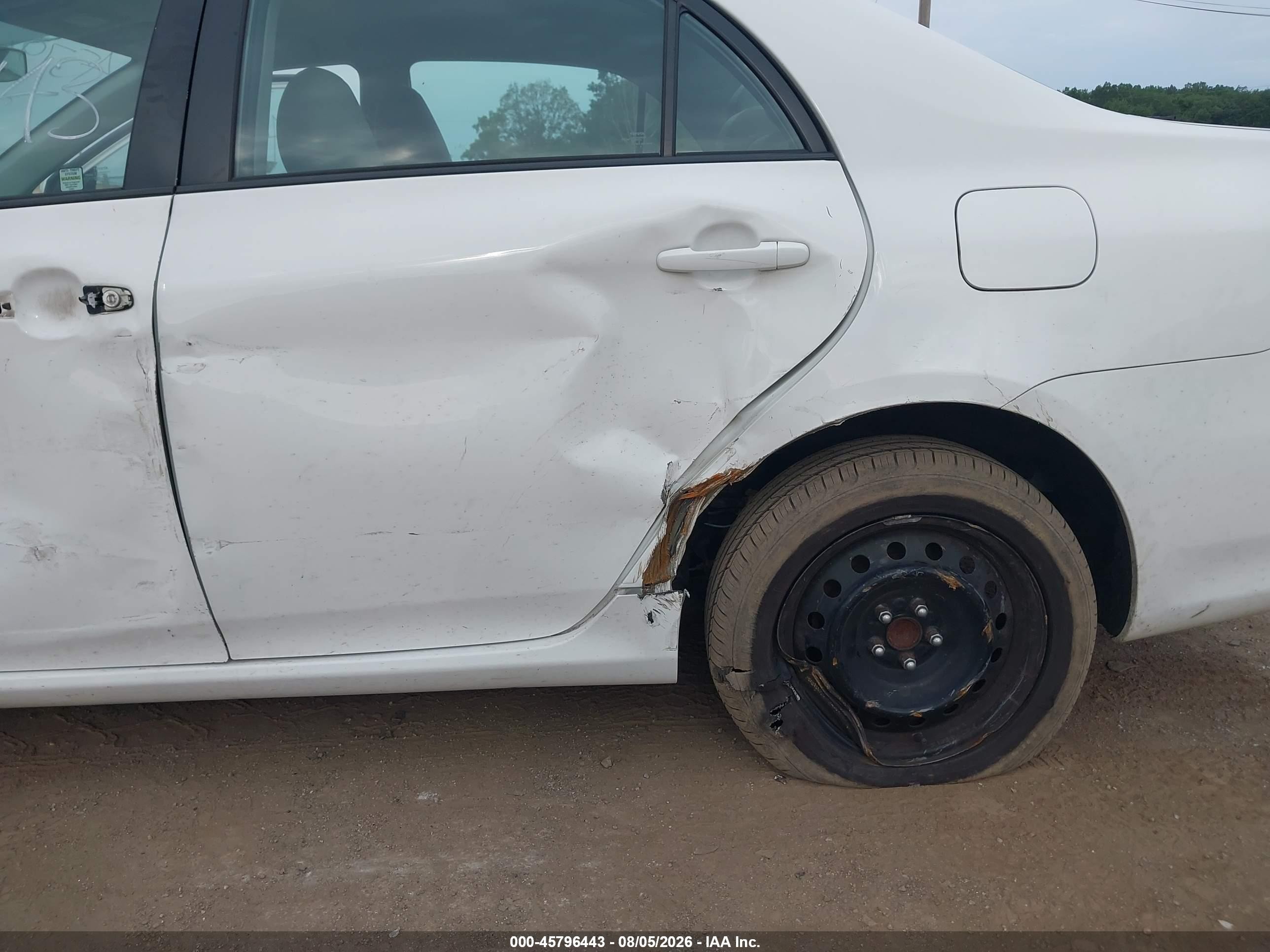 2012 Toyota Corolla Le Белый vin: 5YFBU4EEXCP067496