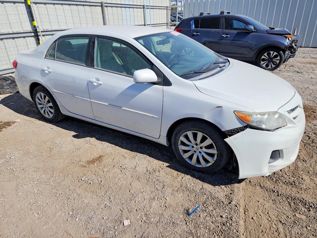 2012 Toyota Corolla Le White vin: 5YFBU4EEXCP070303