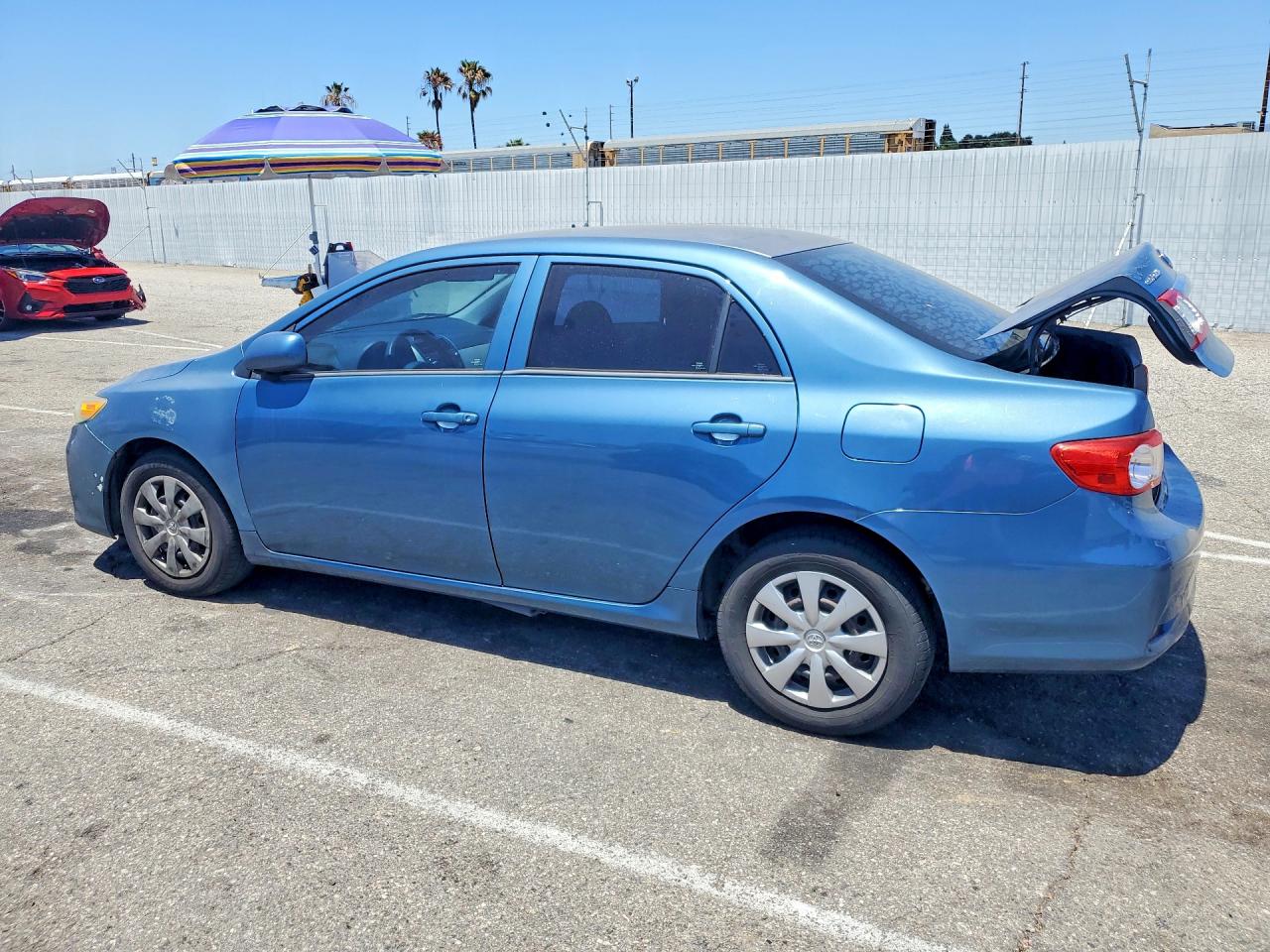 2012 Toyota Corolla L Blue vin: 5YFBU4EEXCP073301